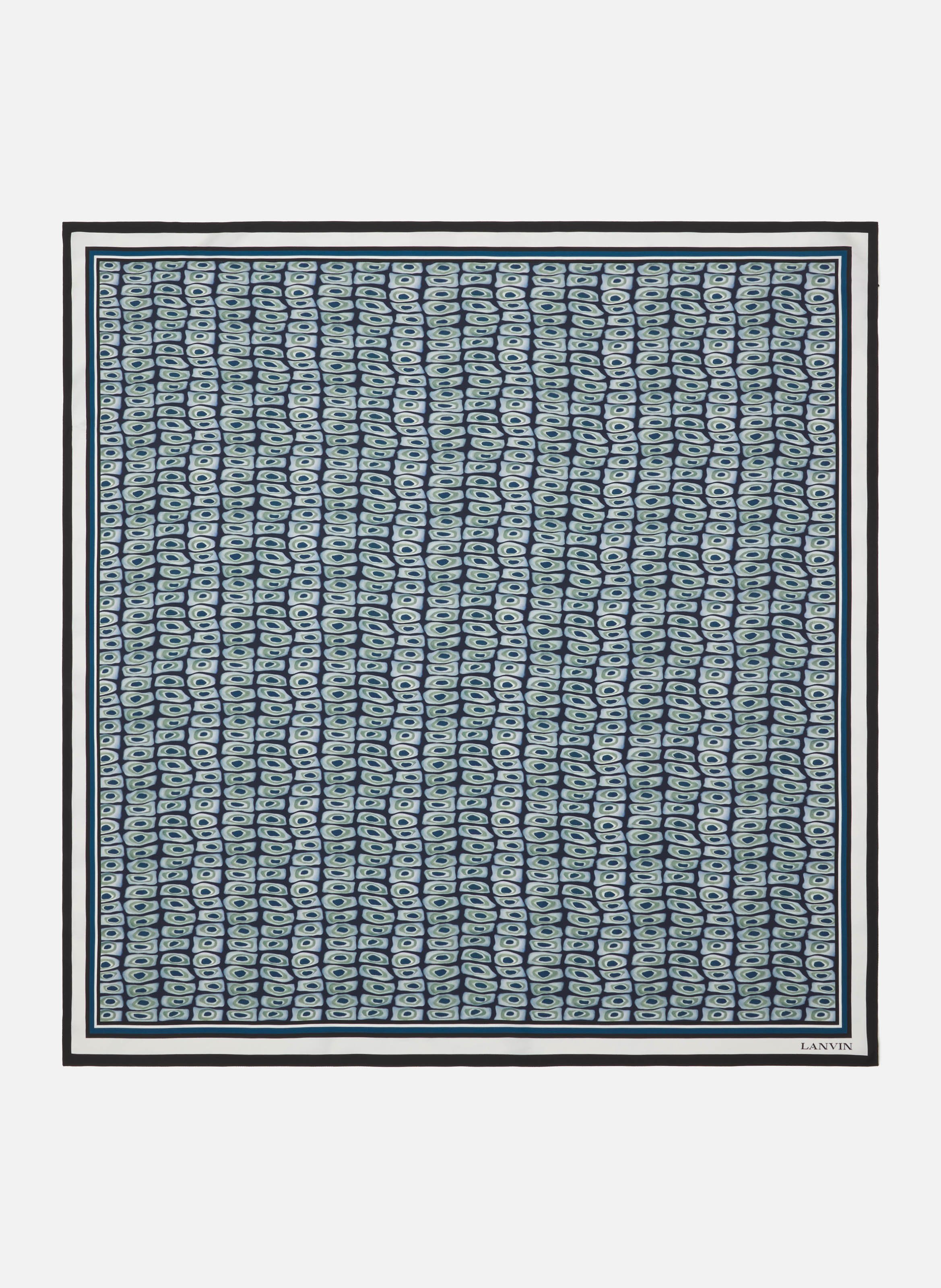 Foulard en soie murano LANVIN Noir