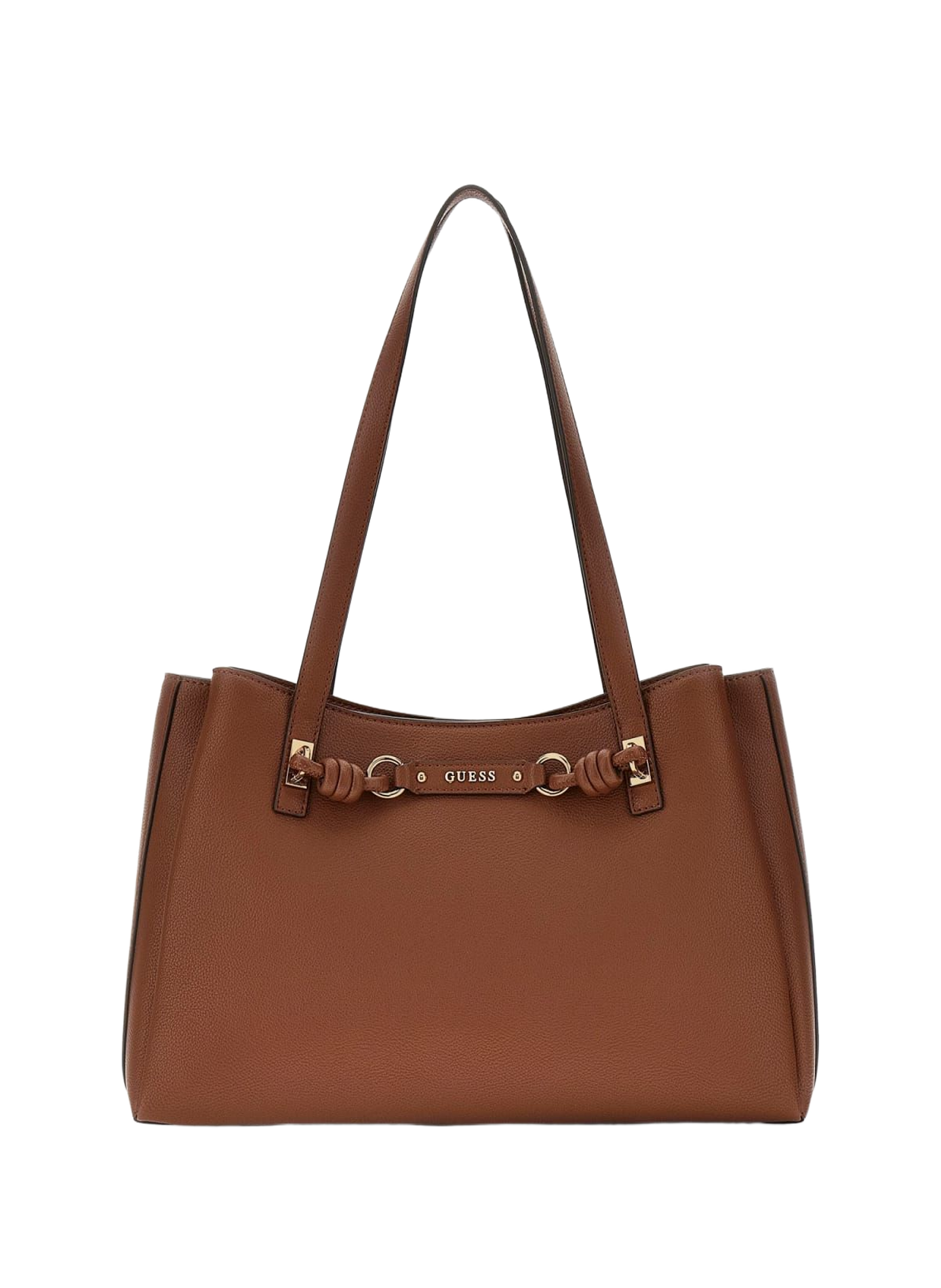 Sac grainé Cameli GUESS Marron