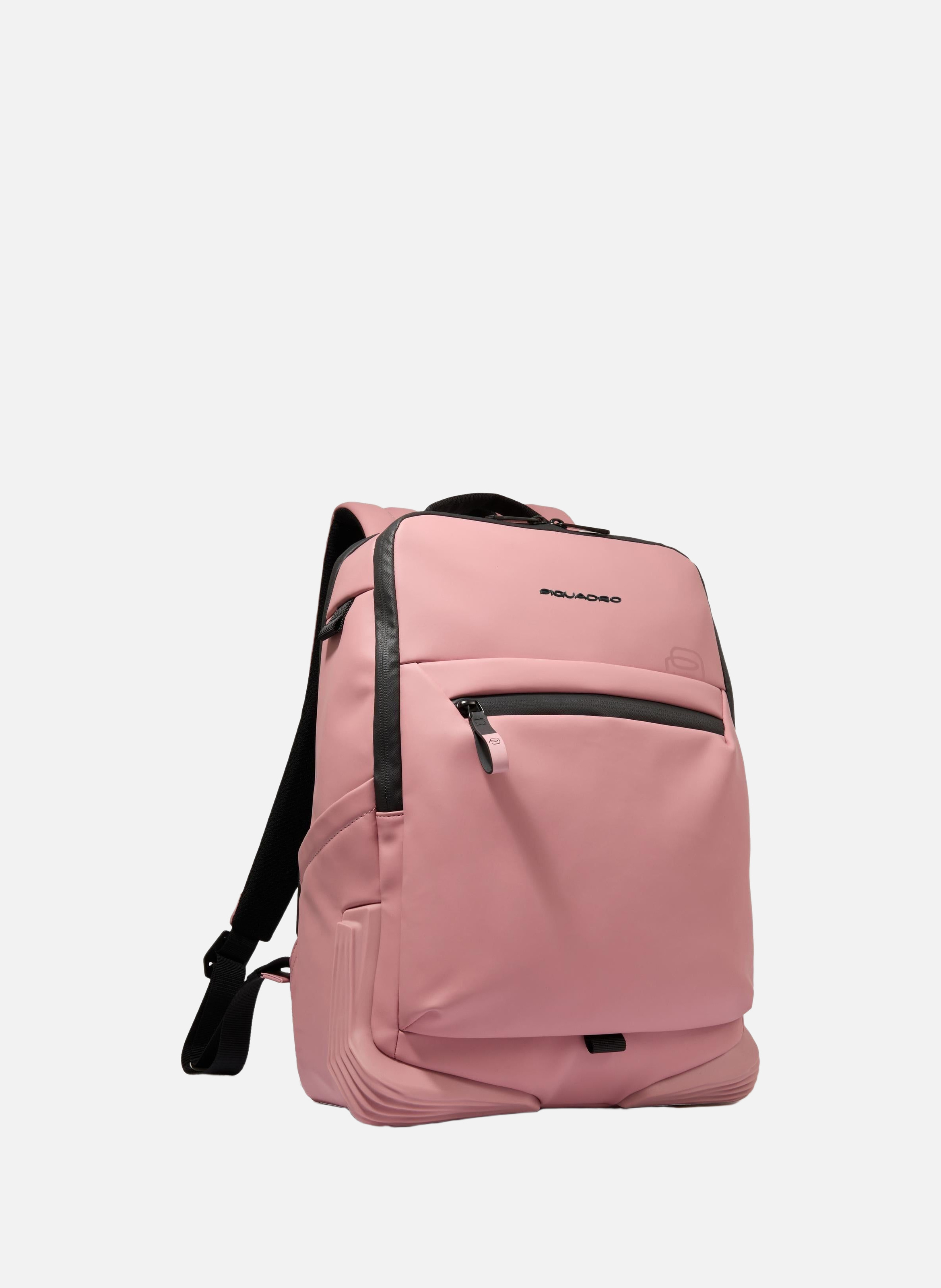 Water resistant computer 14" backpack PIQUADRO Pink