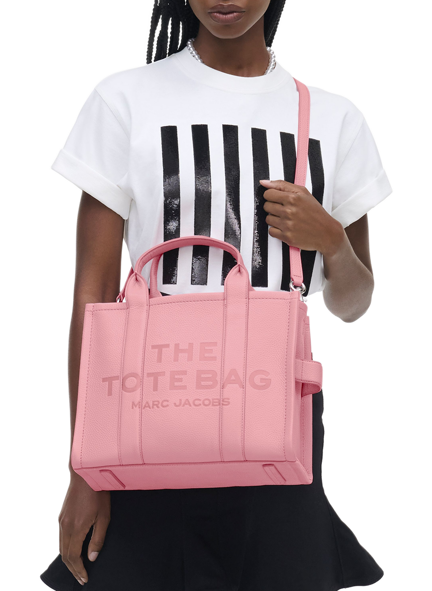 The The small canvas tote bag | Pink MARC JACOBS Women