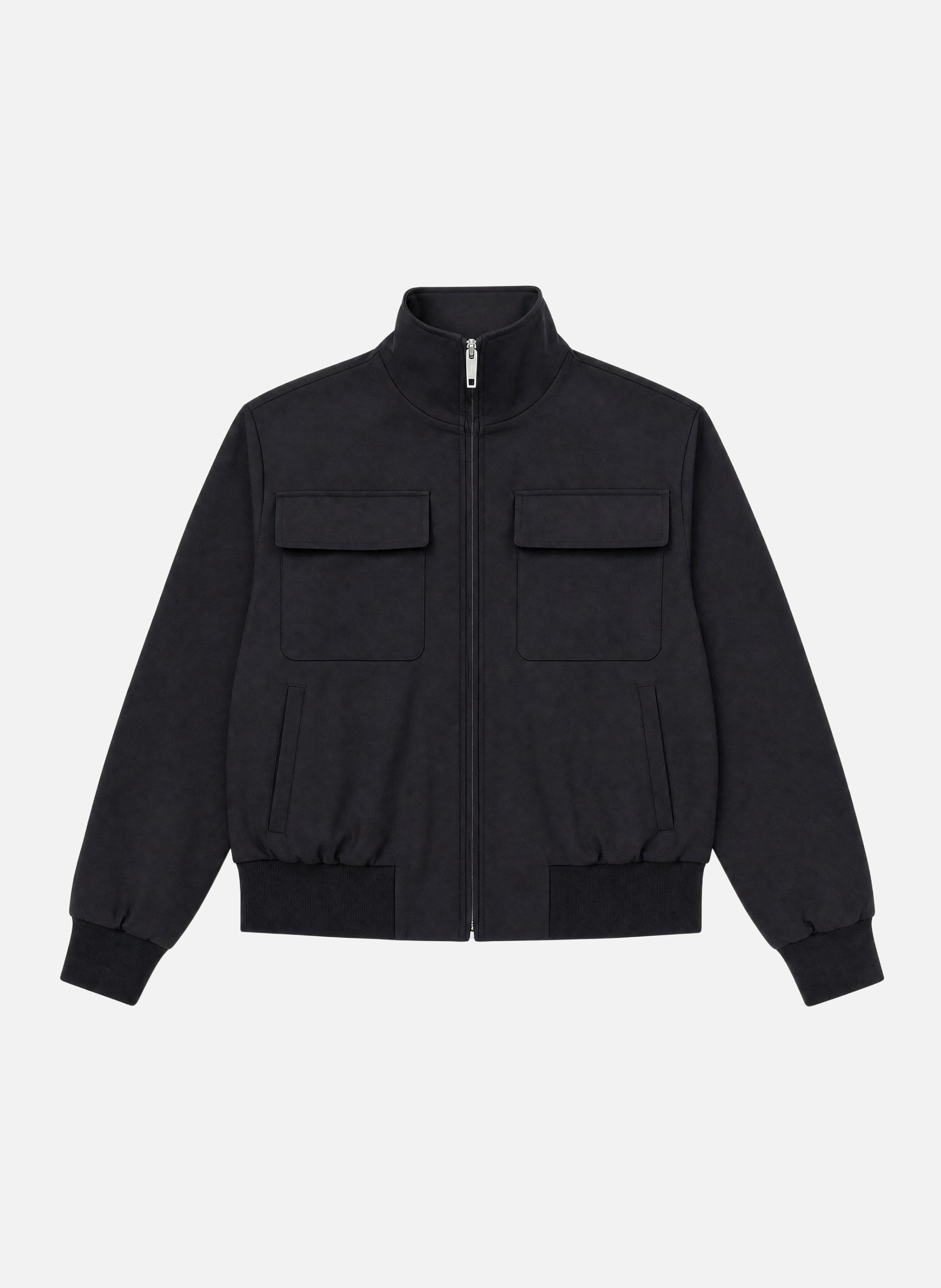 Blouson zippé en laine mélangée THE KOOPLES Noir