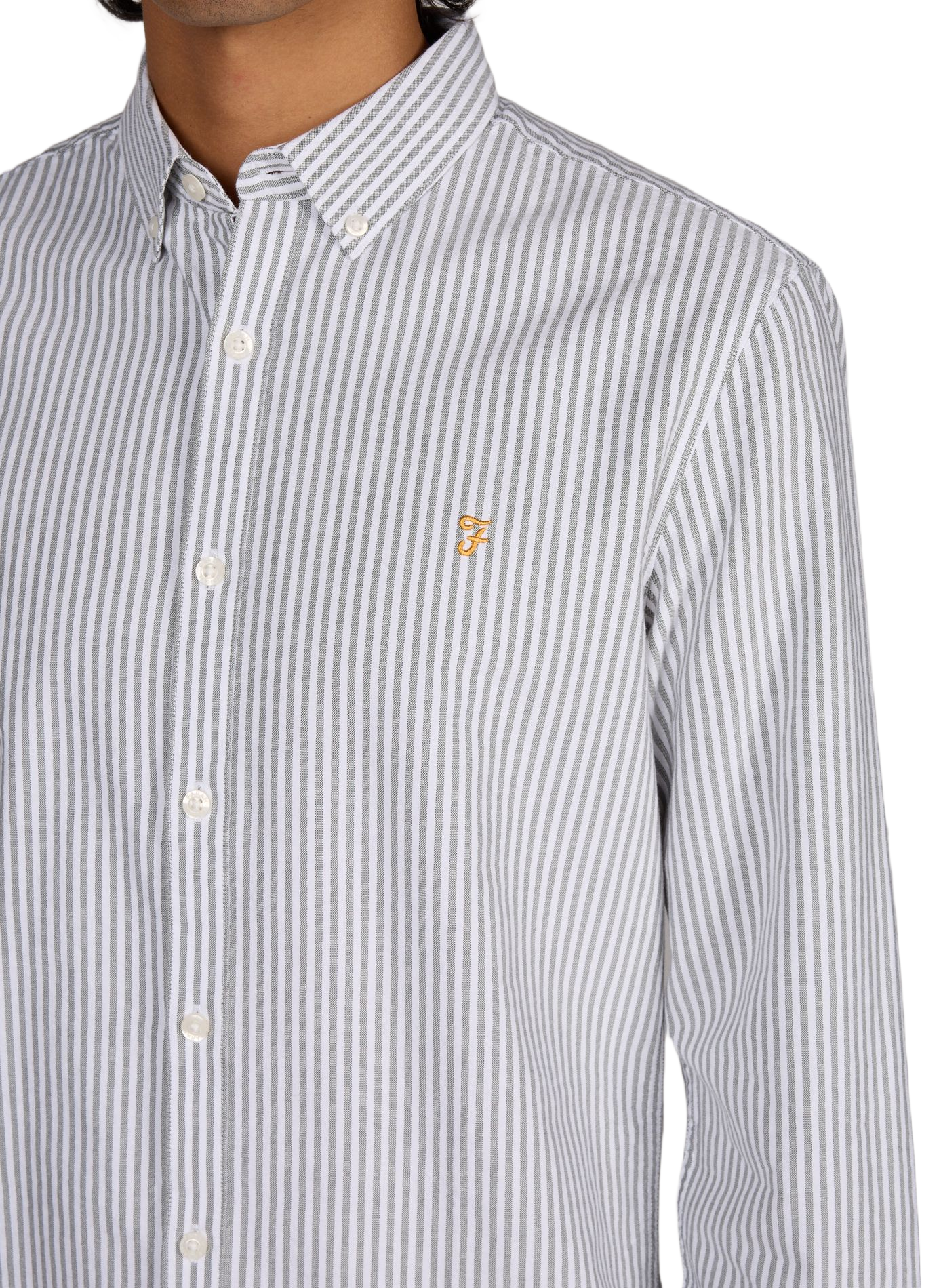 Cotton shirt FARAH Green