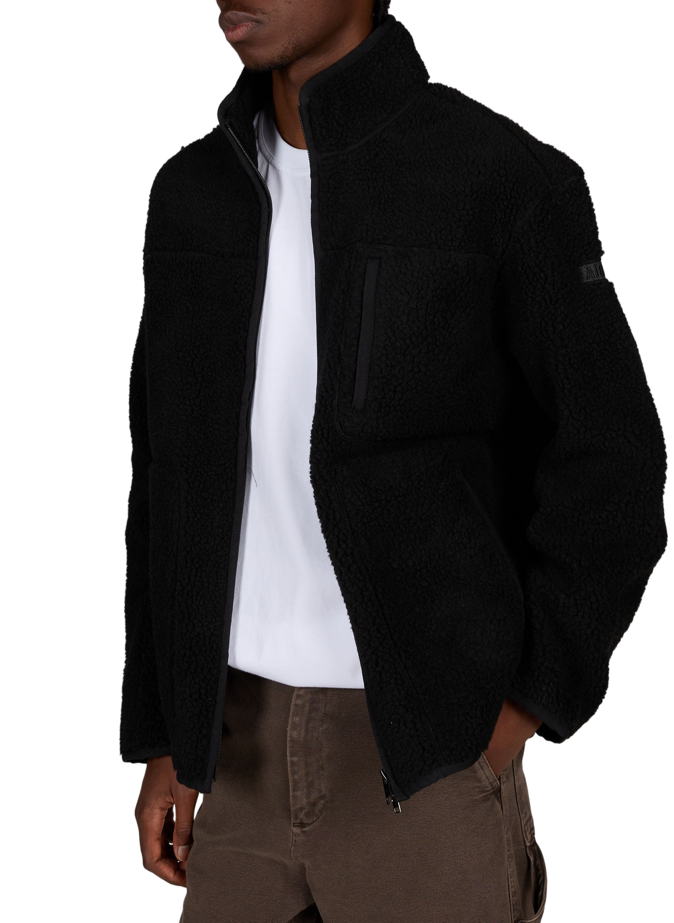 Oversized high-neck jacket AIGLE Black