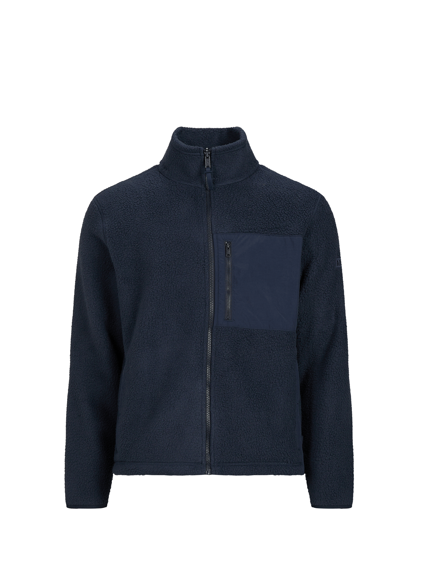 Chaqueta polar recta con cuello alto AIGLE Azul