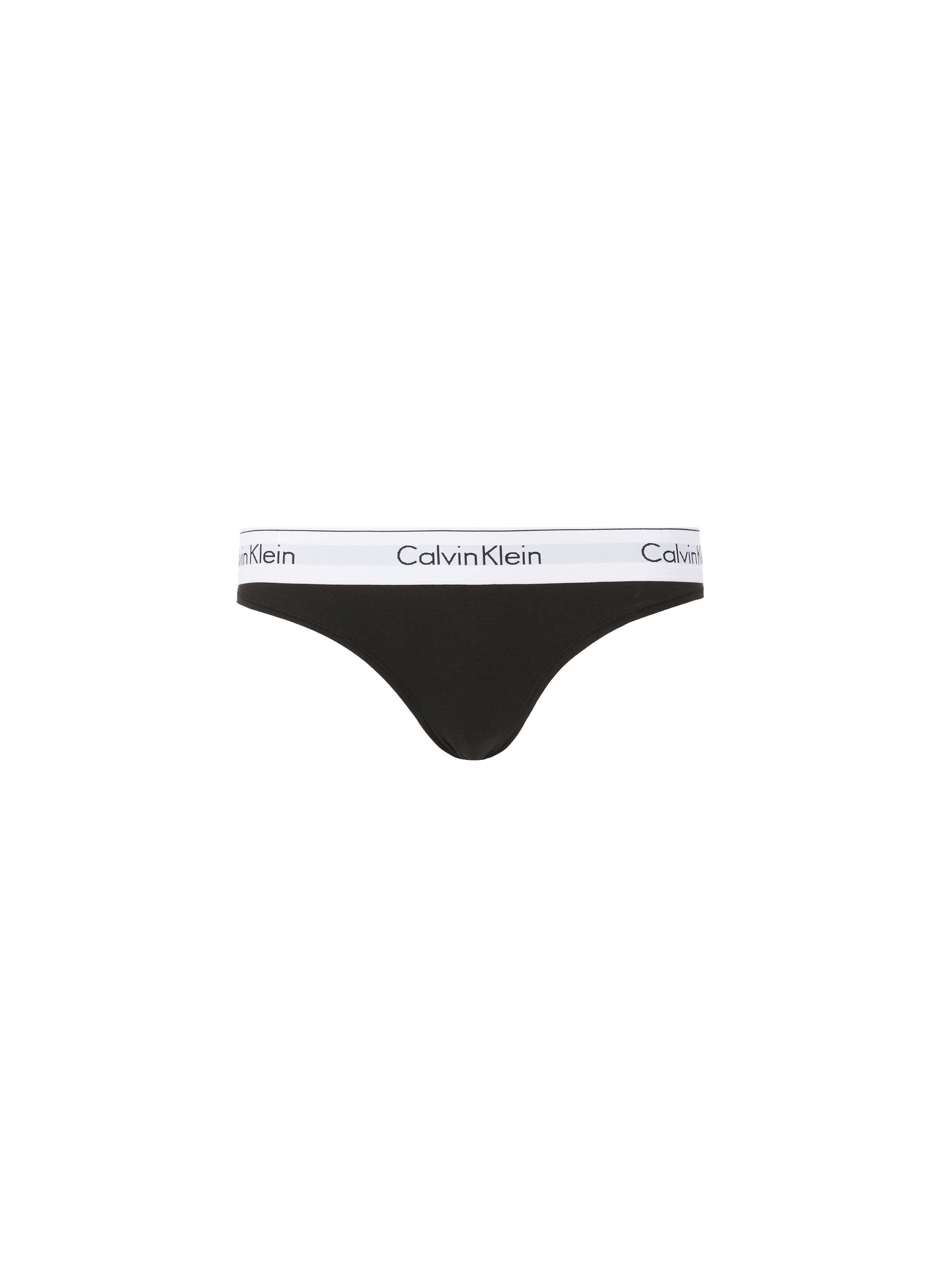 CALVIN KLEIN Stretch cotton briefs  Black