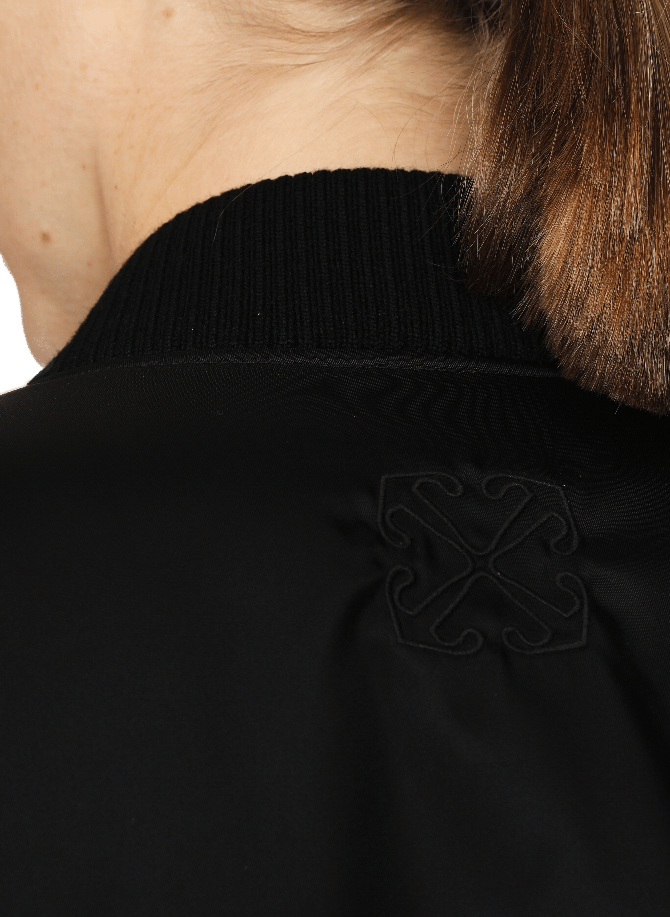 Blouson à logo OFF-WHITE Noir