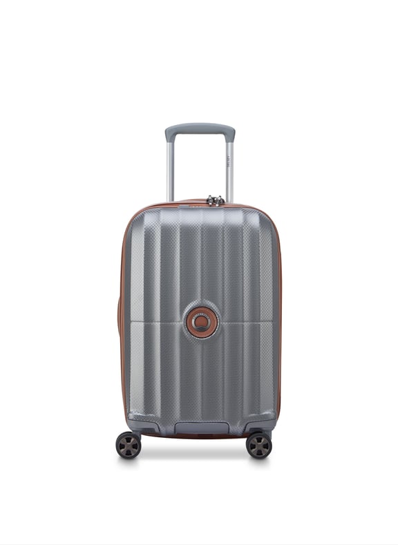 Valise cabine rigide taille s - carrousel Gris by DELSEY PARIS DELSEY PARIS Valise cabine rigide taille s - carrousel Gris