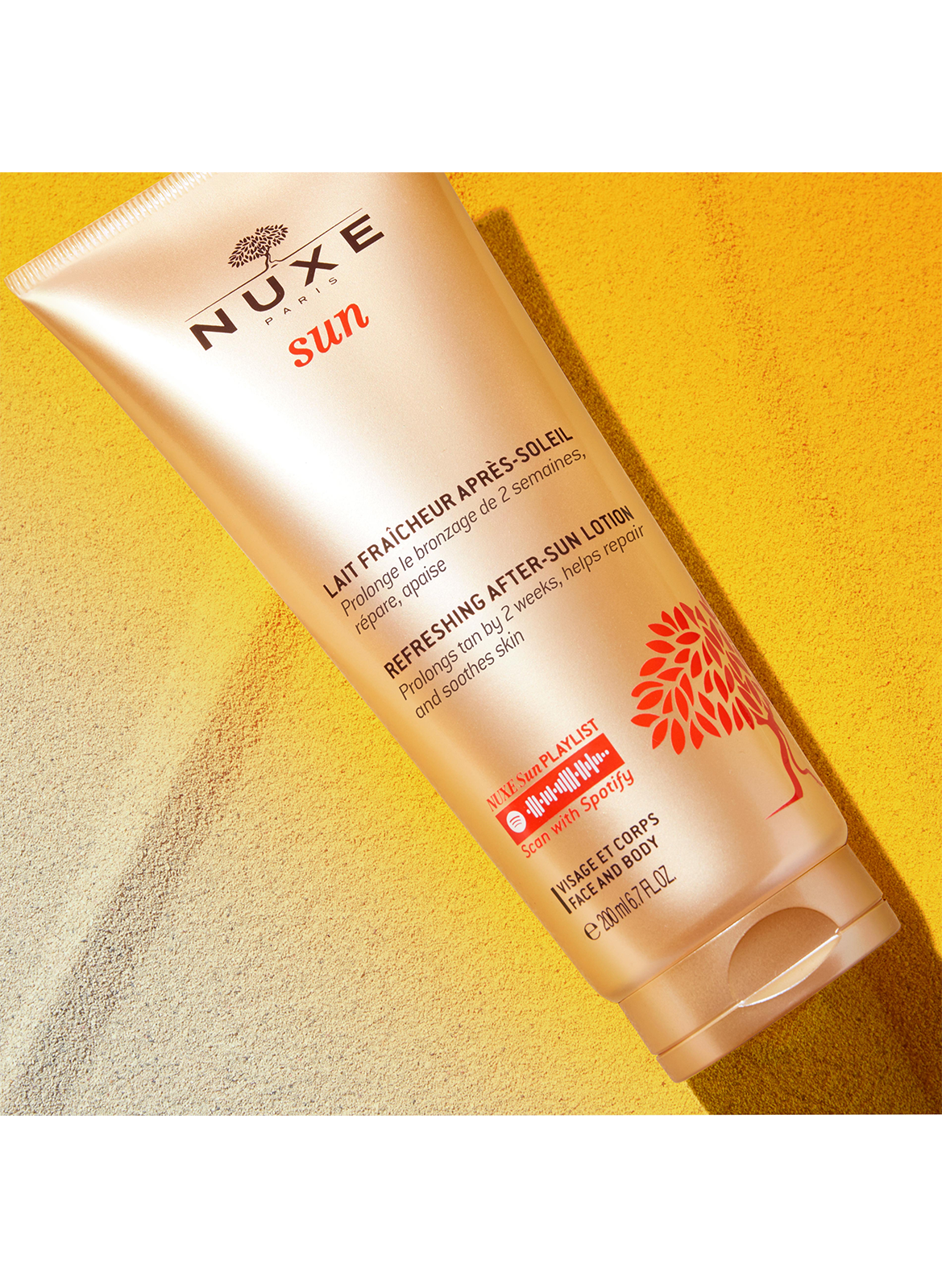 Refreshing After-Sun Lotion for face and body NUXE No color