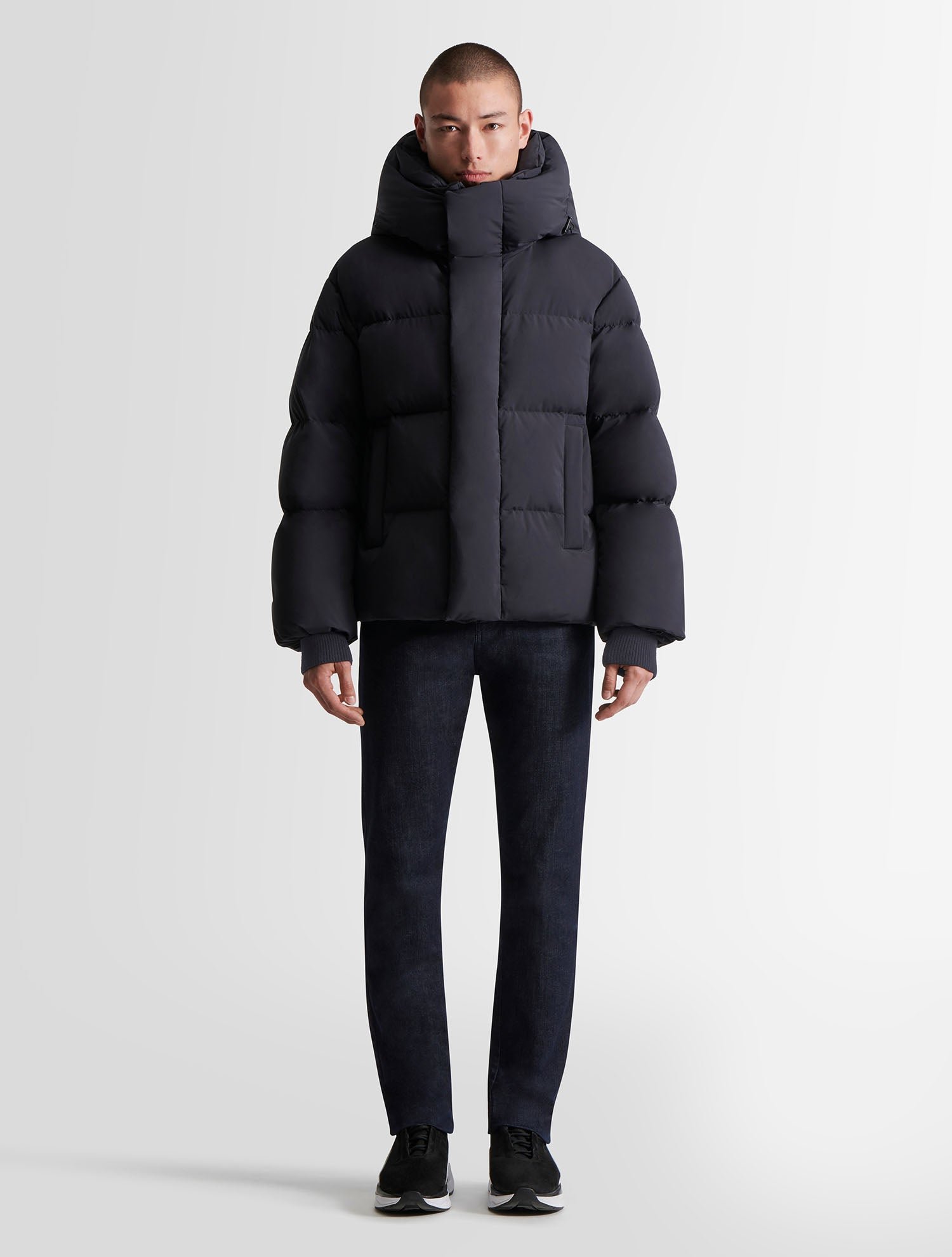 Blouson atila col montant coupe oversize FUSALP Bleu