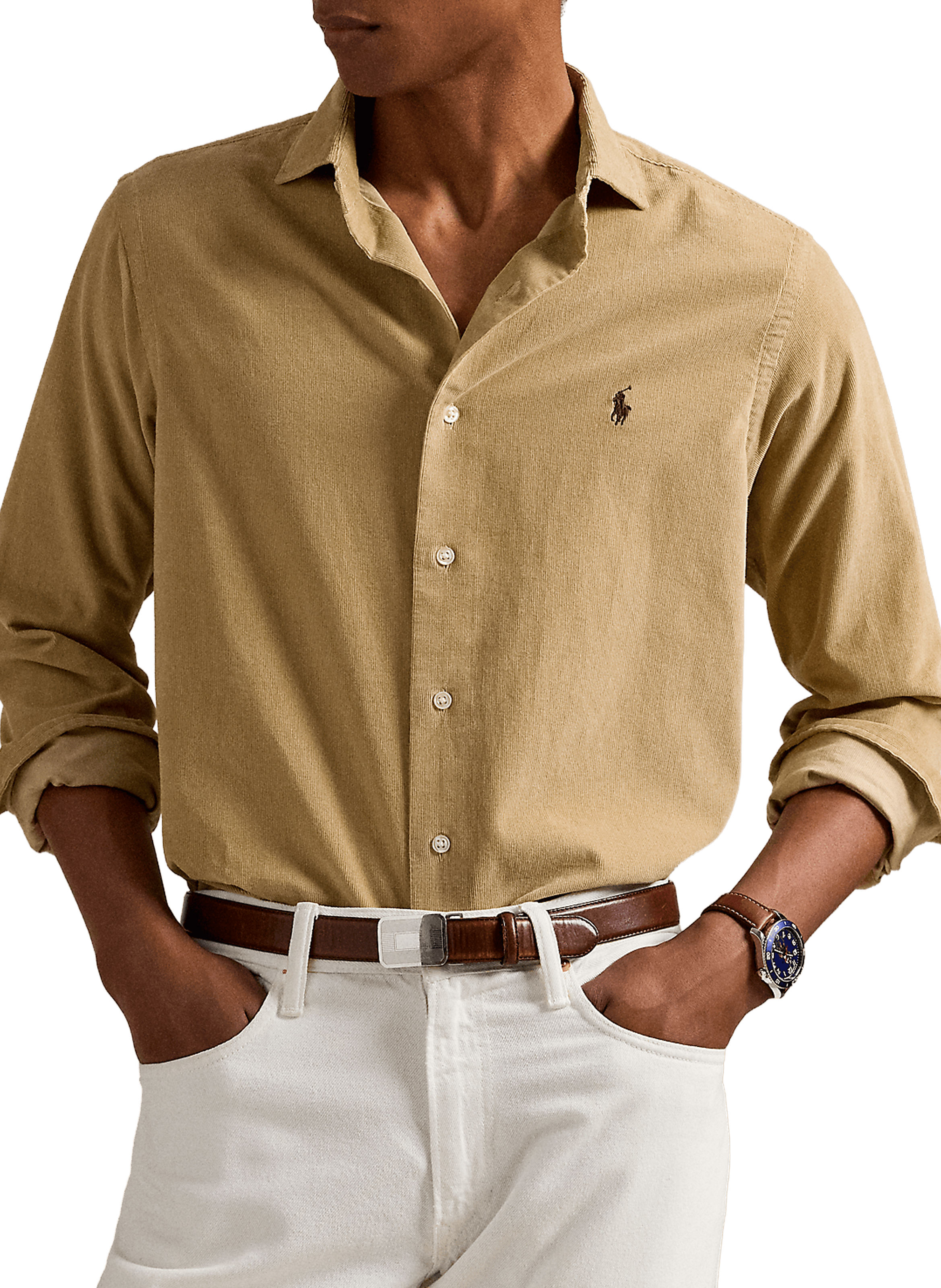 POLO RALPH LAUREN  Cotton shirt Khaki