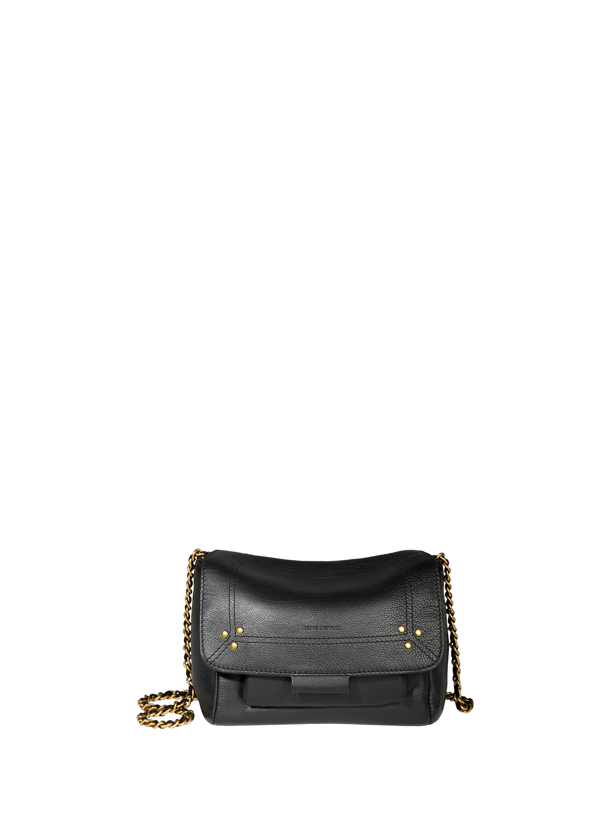 JÉRÔME DREYFUSS Lulu mini leather handbag  Black