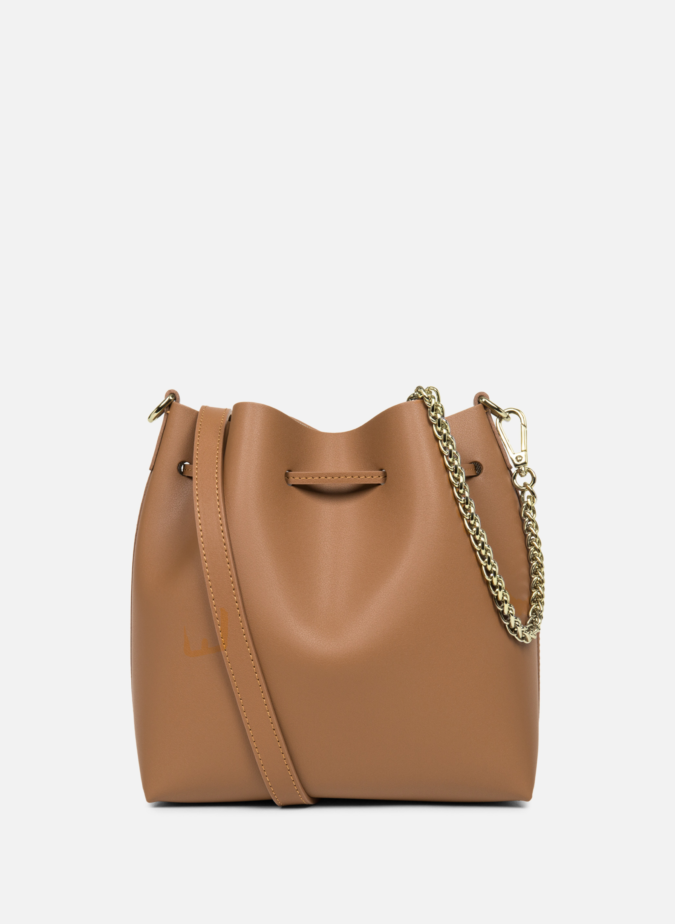 Small bucket bag - Pur & Element City LANCASTER Brown