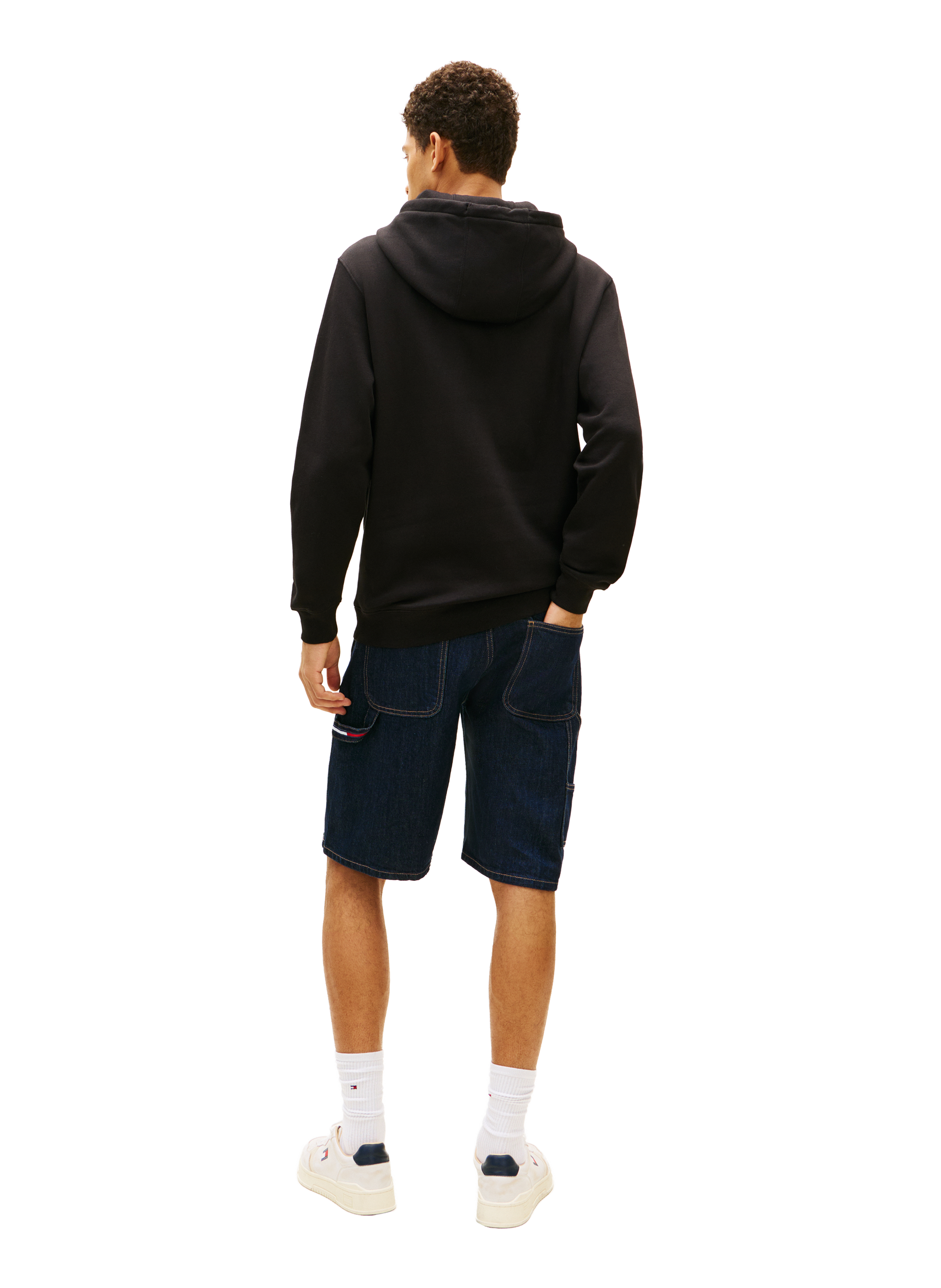 Zip-up hoodie sweatshirt TOMMY HILFIGER Black