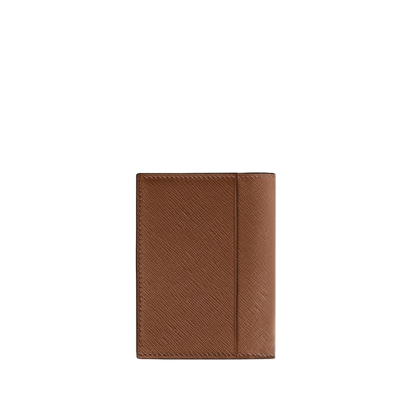 Portefeuille en cuir texturé