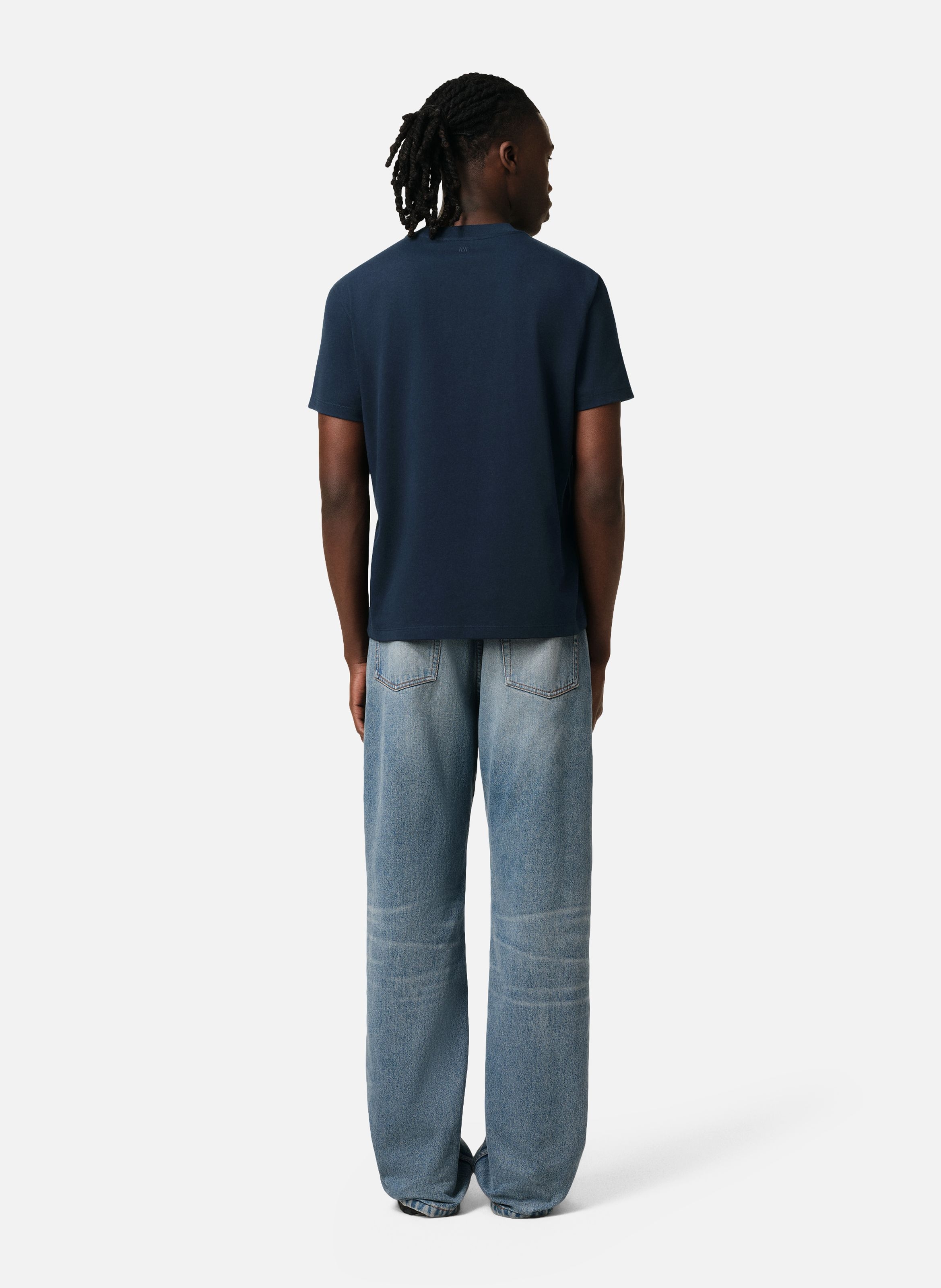 T-shirt Ami de Coeur unisexe AMI PARIS Bleu