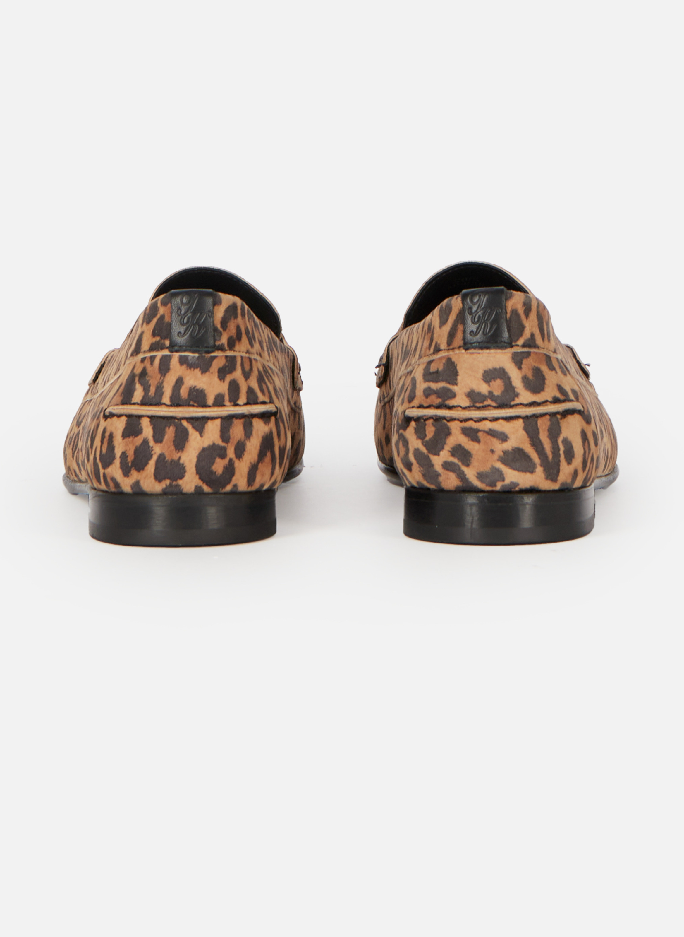 Mocassin en cuir imprimé léopard THE KOOPLES Multicolore