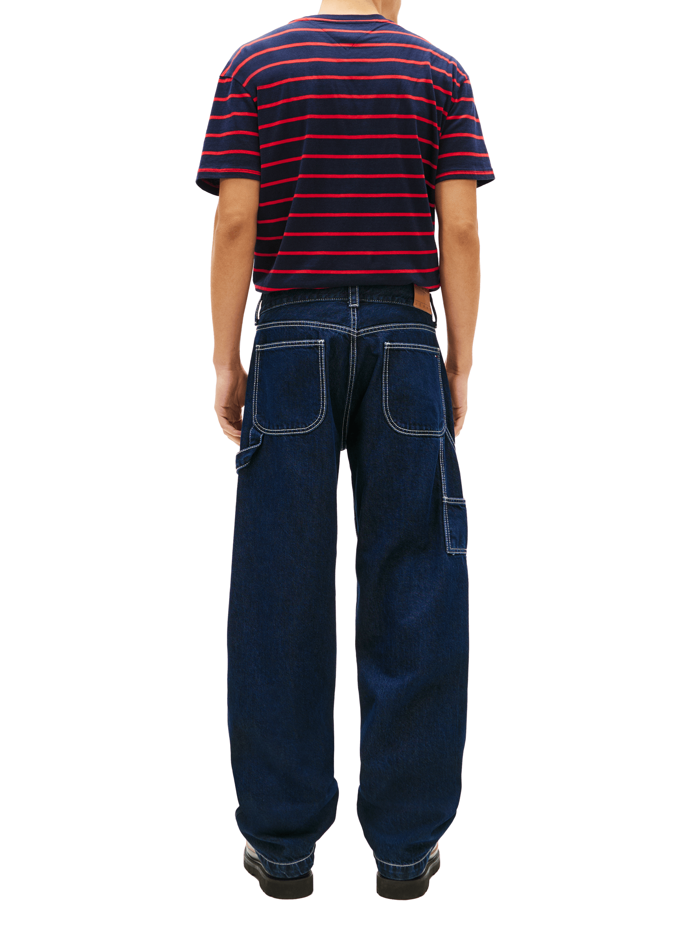 Wide cotton jeans  TOMMY HILFIGER Blue