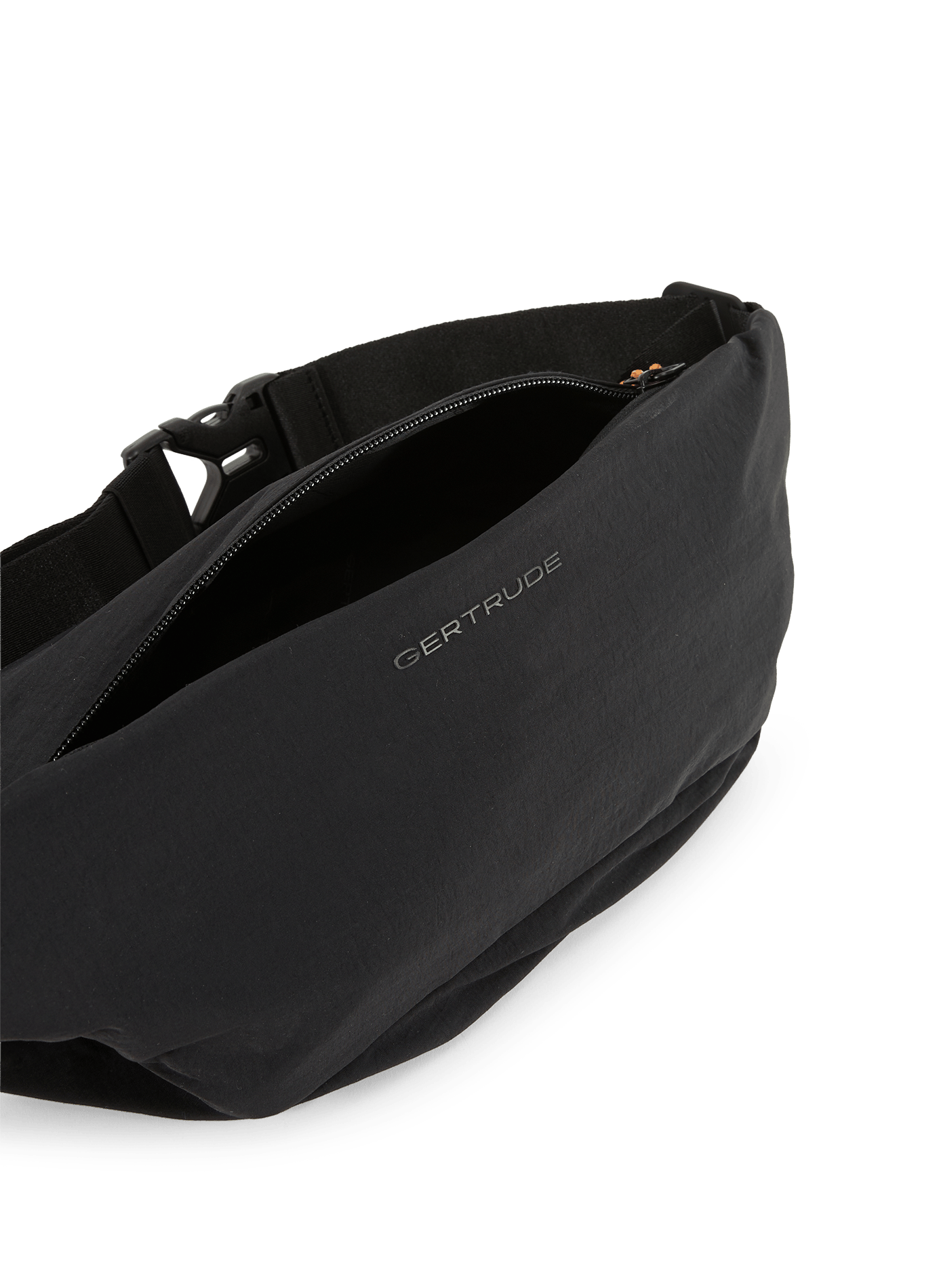 Textured Kelton waist bag GERTRUDE ET GASTON Black