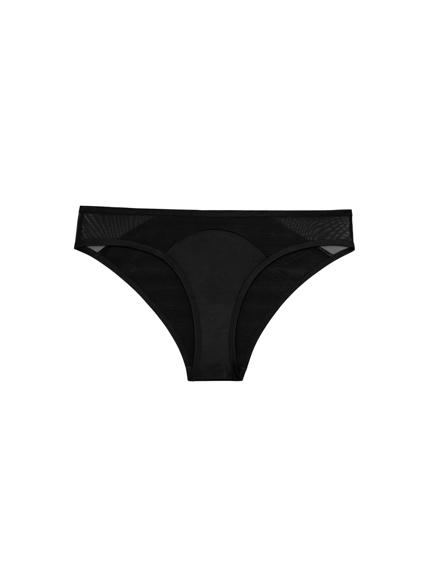 Solid White Culotte with Transparent Edges PASSIONATA Black
