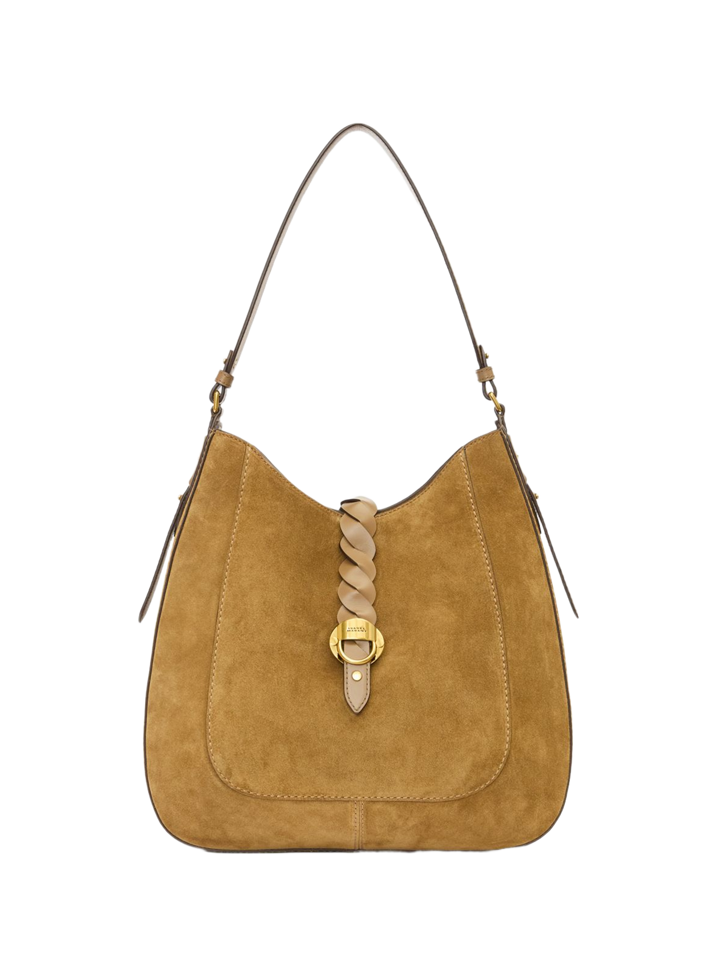 Bolso Altay Hobo de cuero de ternera aterciopelado ISABEL MARANT Marrón
