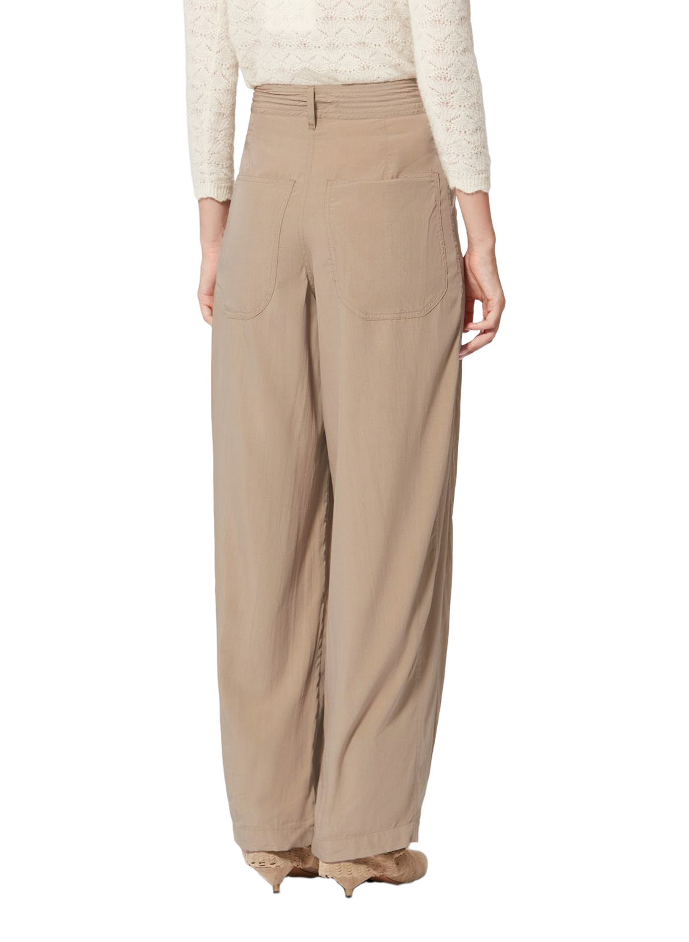 Wide leg pants Inaya adventurer trompe-l'oeil ISABEL MARANT Khaki