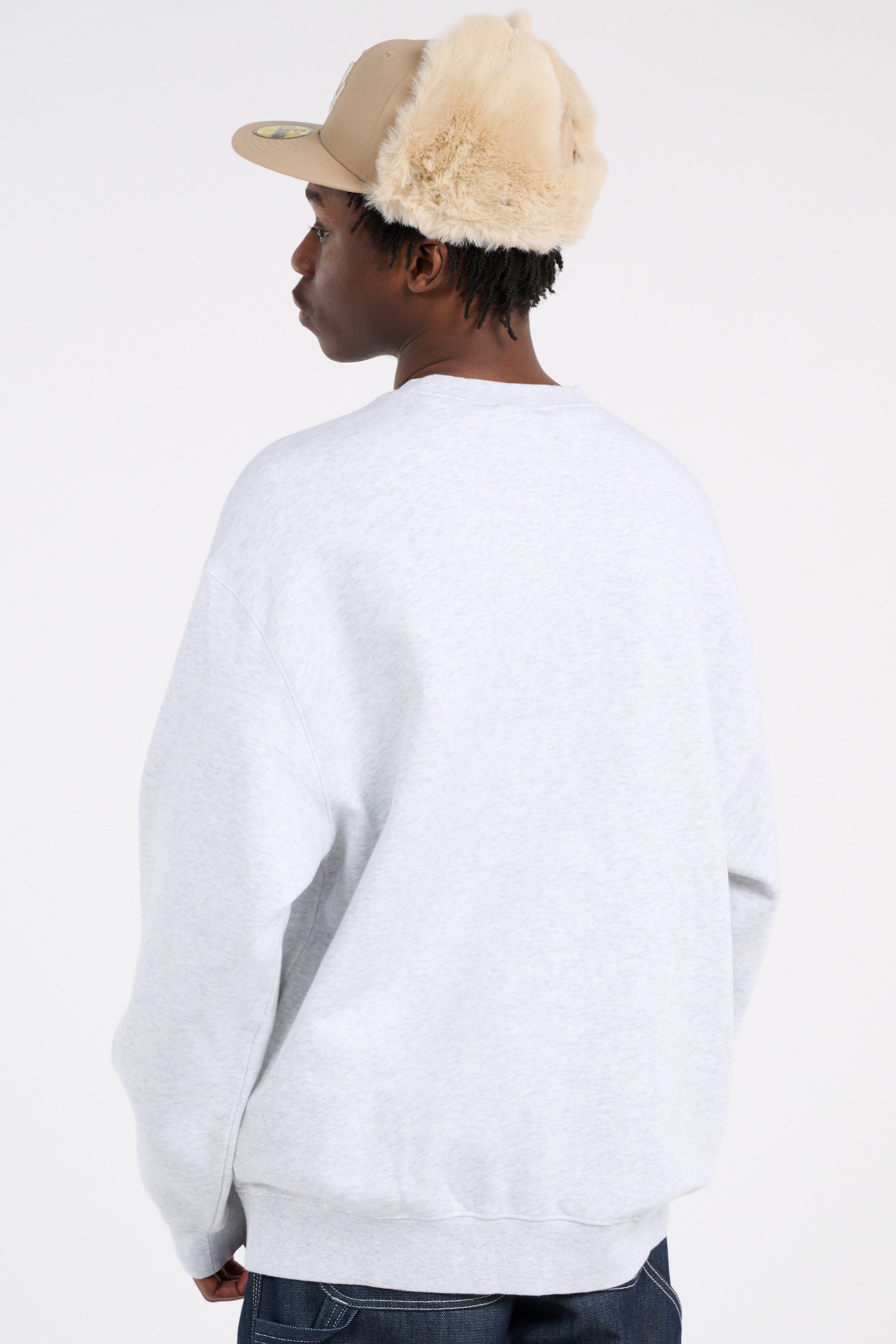 Sweatshirt wip label sweat CARHARTT WIP Gris