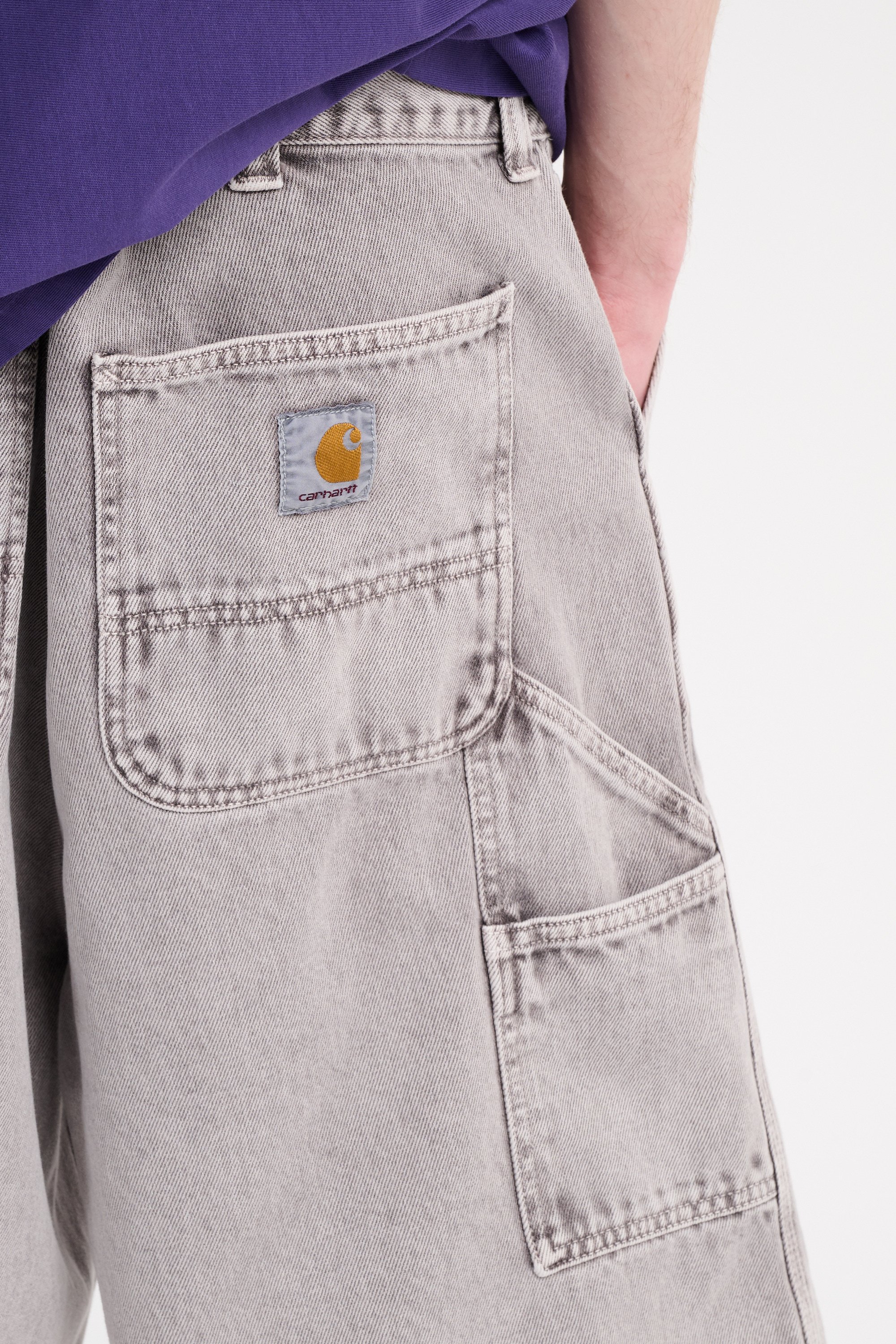 Short og single knee short CARHARTT WIP Marron
