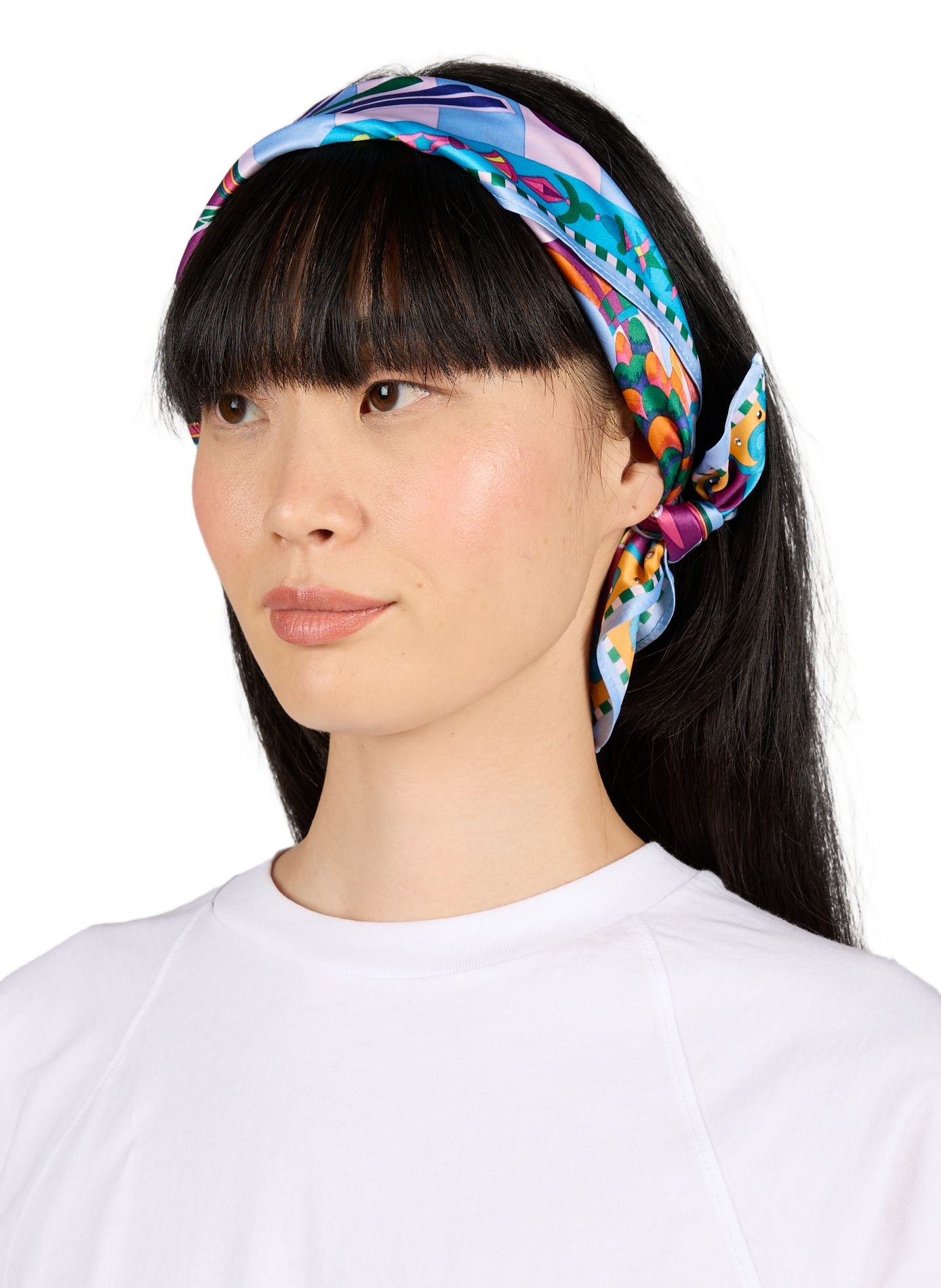 Foulard imprimé Coral WILD Bleu