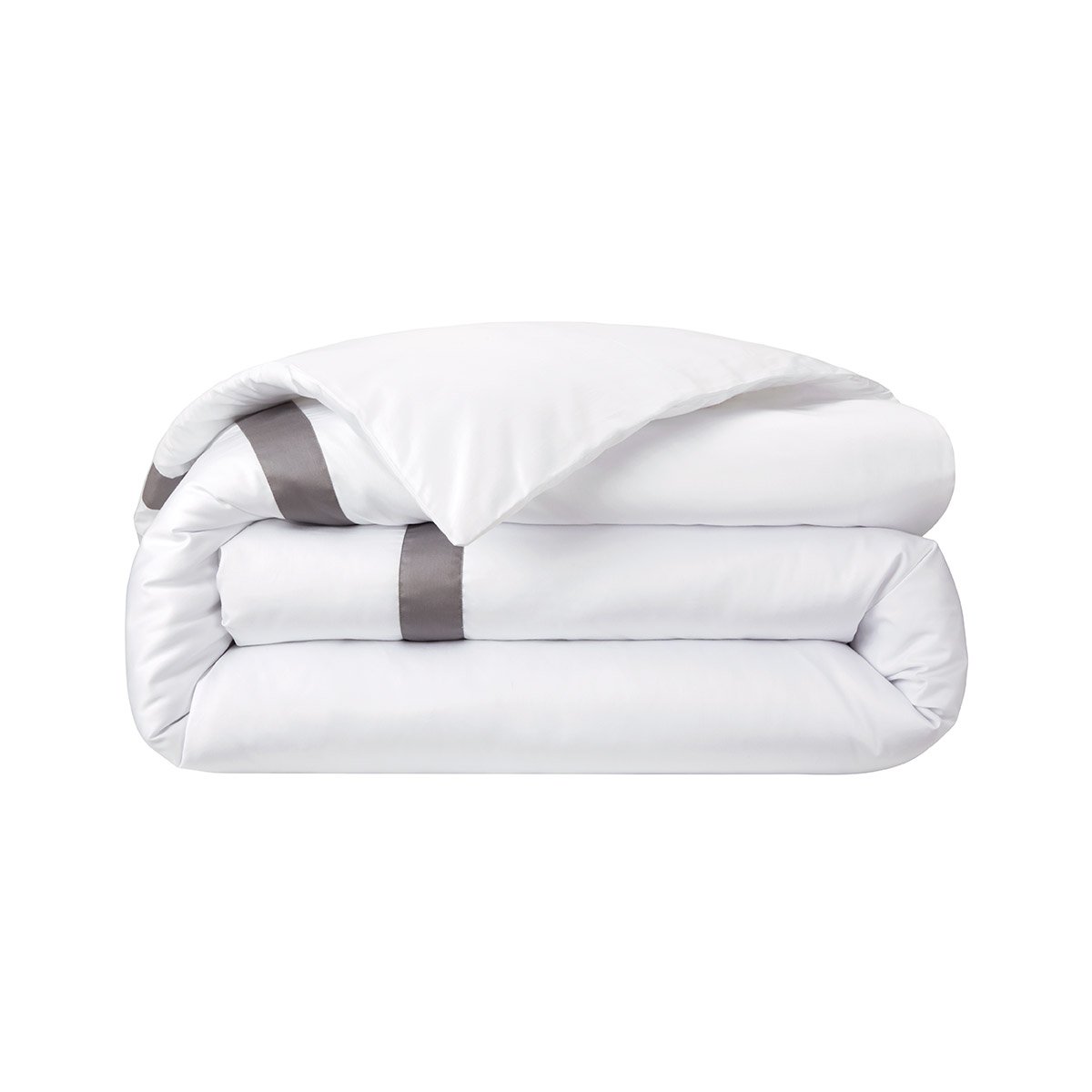 Housse de couette en satin, linéa YVES DELORME Gris