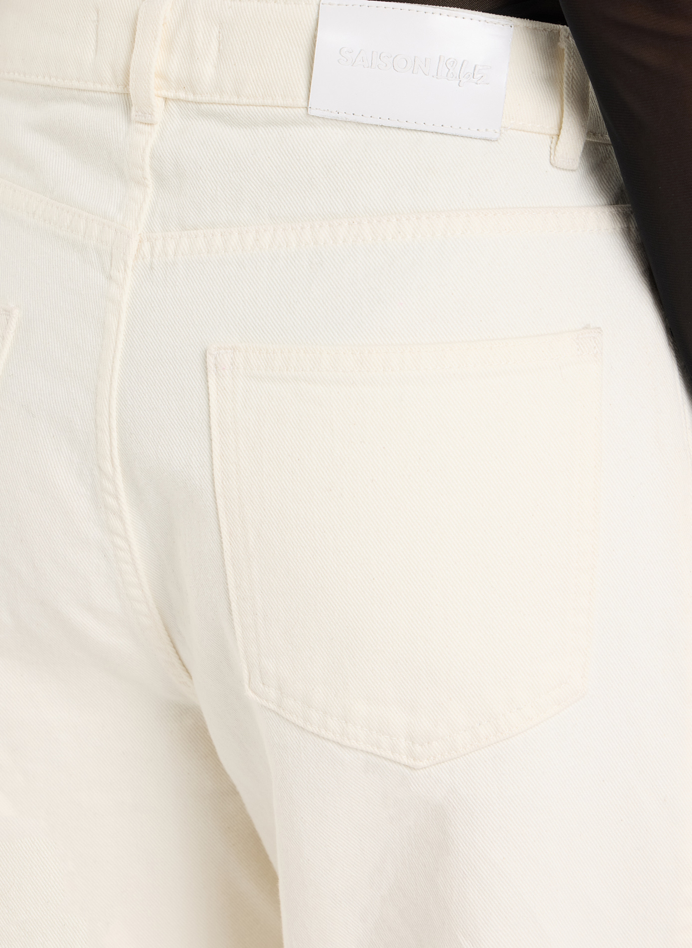 Jean large Cerry en coton | Blanc SAISON 1865 Femme