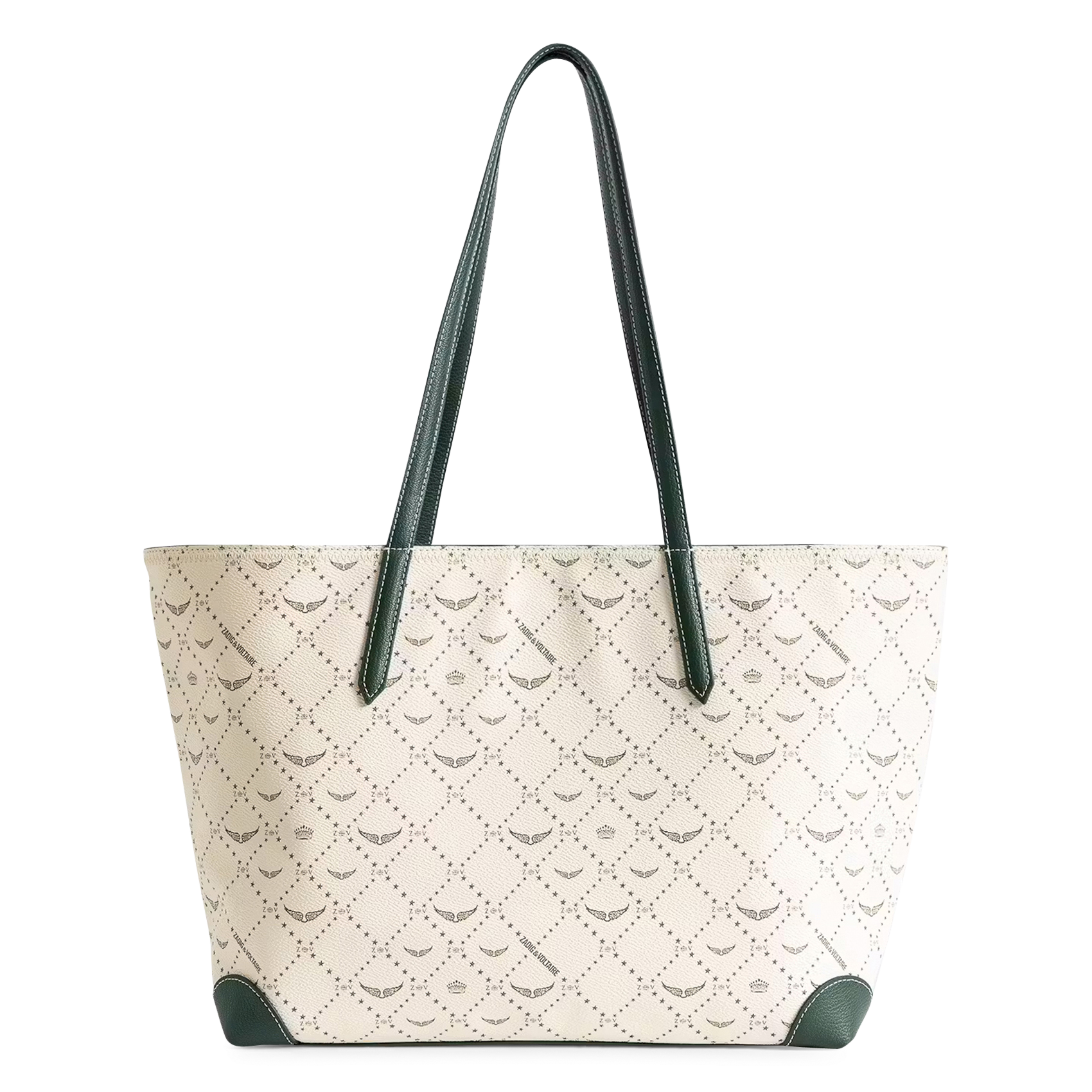 Sac cabas imprimé z shopper ZADIG&VOLTAIRE Blanc