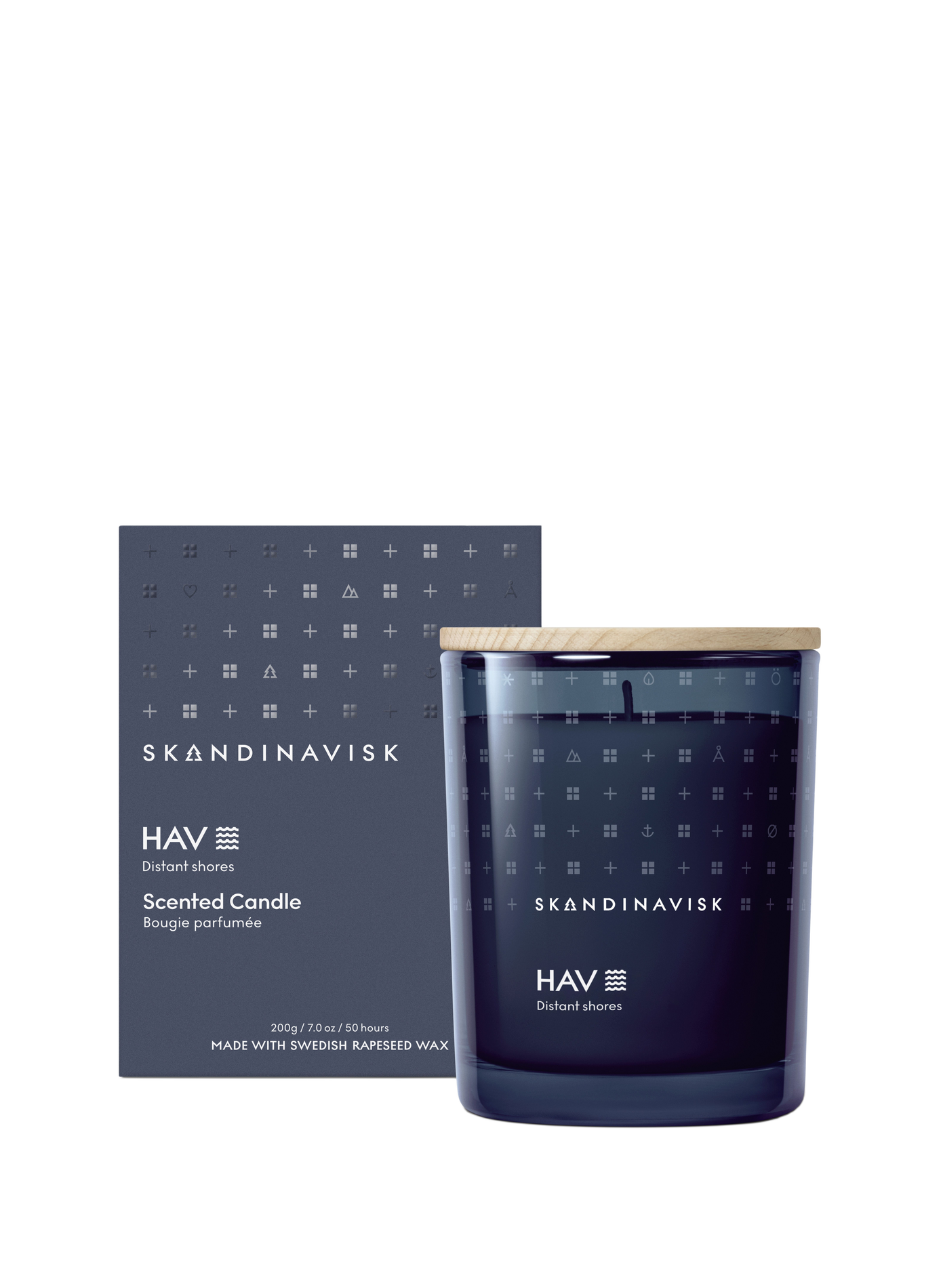 Bougie parfumée Hav 200g SKANDINAVISK Bleu
