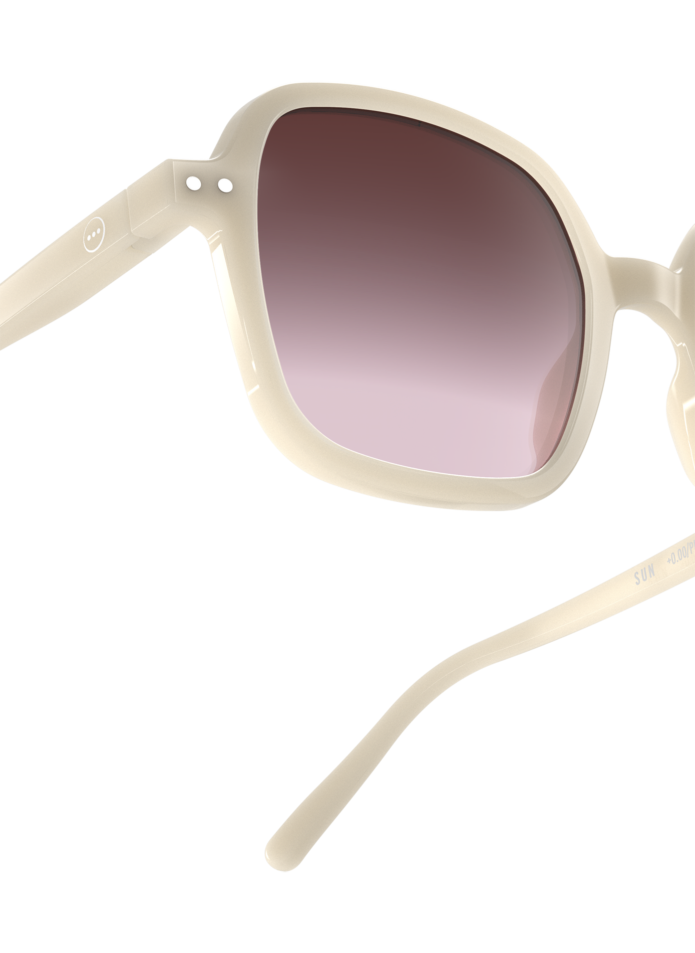Sunglasses with smoked lenses IZIPIZI White