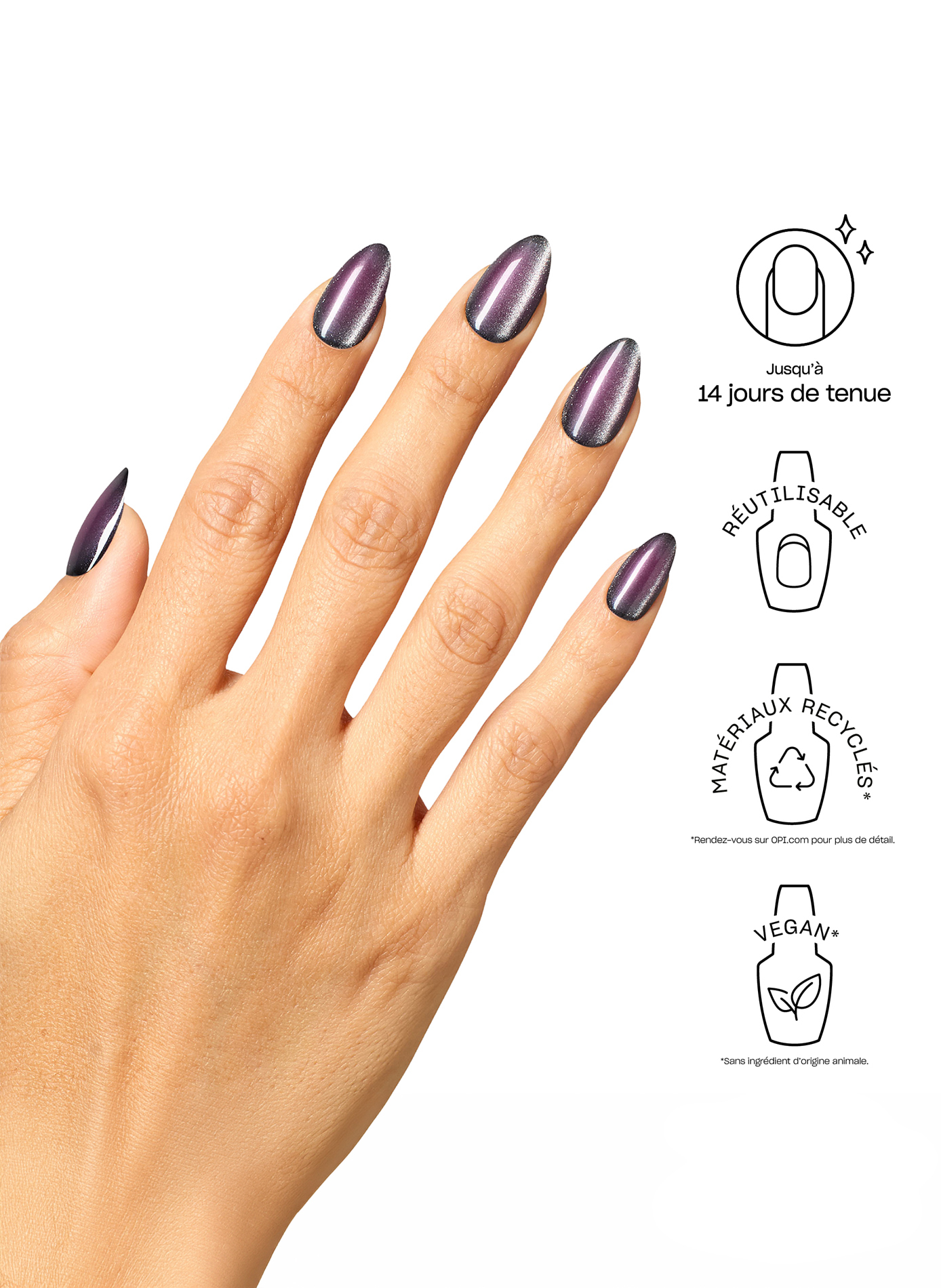 Aura After Dark - xPress/On
Aura Después del Anochecer - xPress/On OPI Violet foncé