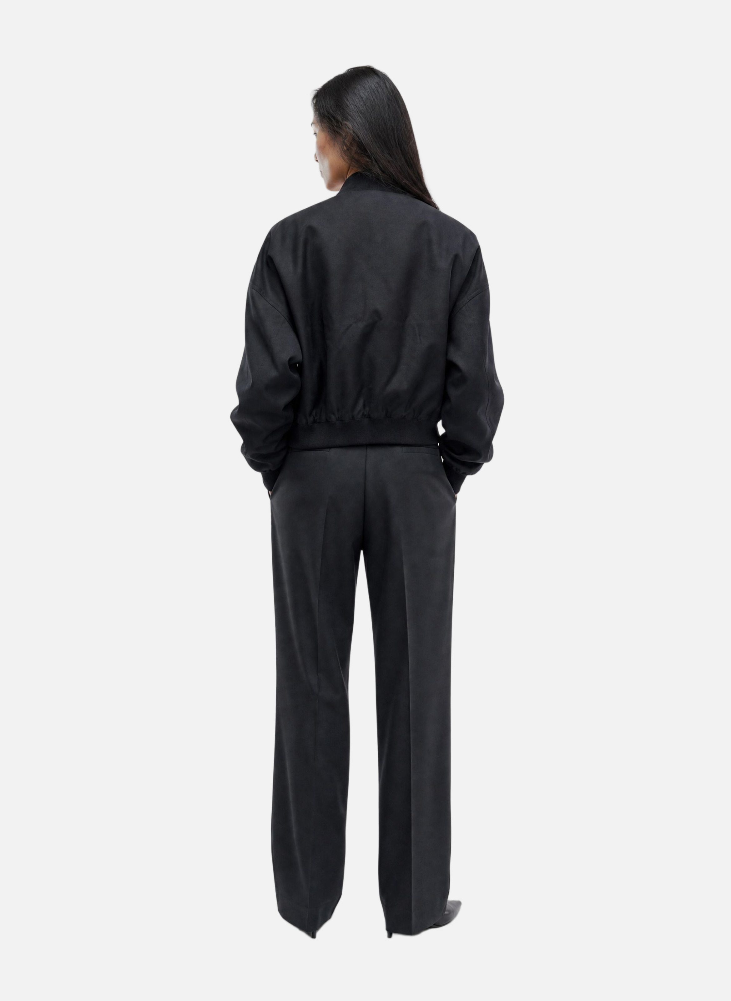 Blouson zippé en laine mélangée THE KOOPLES Noir