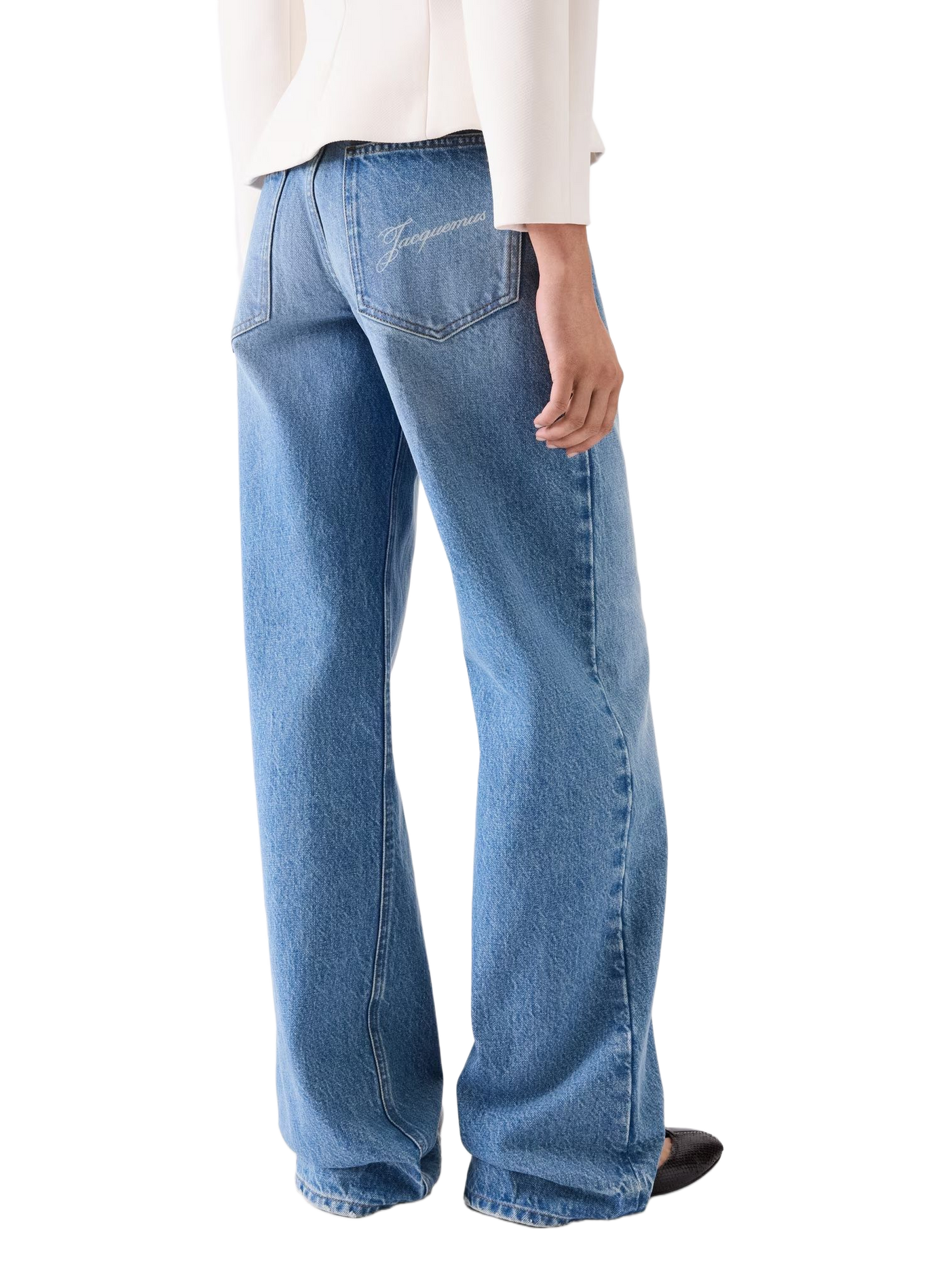 Große Jeans aus Nîmes JACQUEMUS Blau
