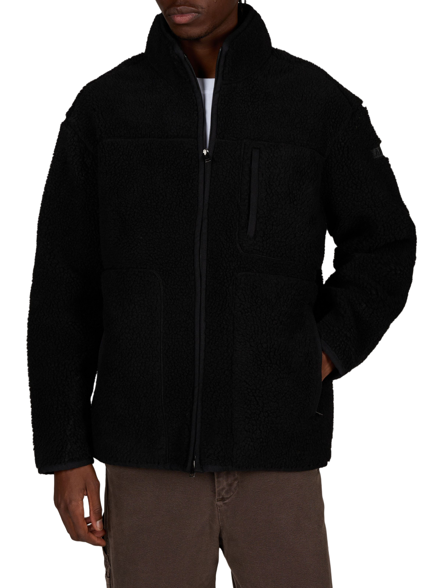 Oversized high-neck jacket AIGLE Black