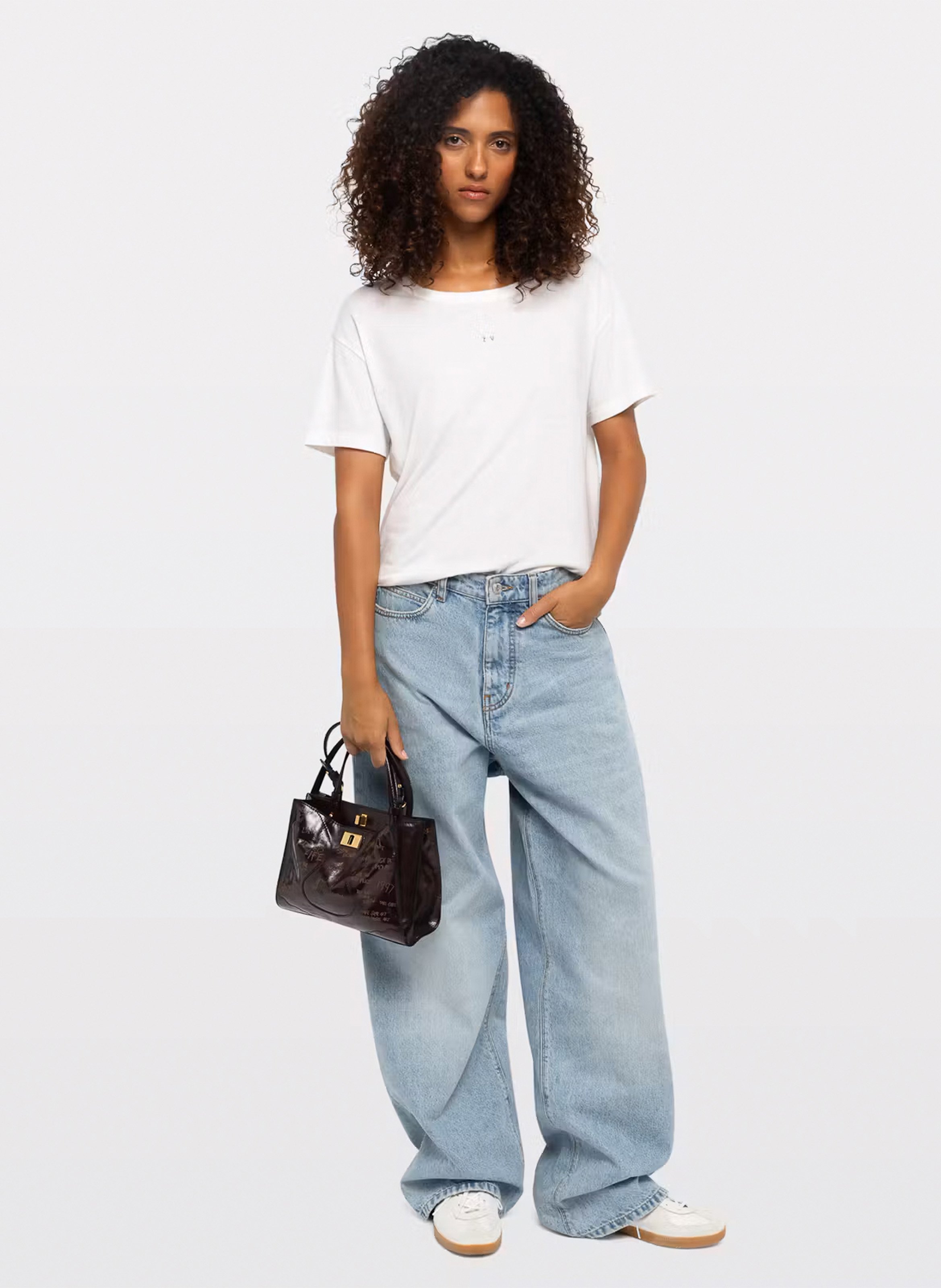 Jack Nano handtas van lakleer ZADIG&VOLTAIRE Bruin