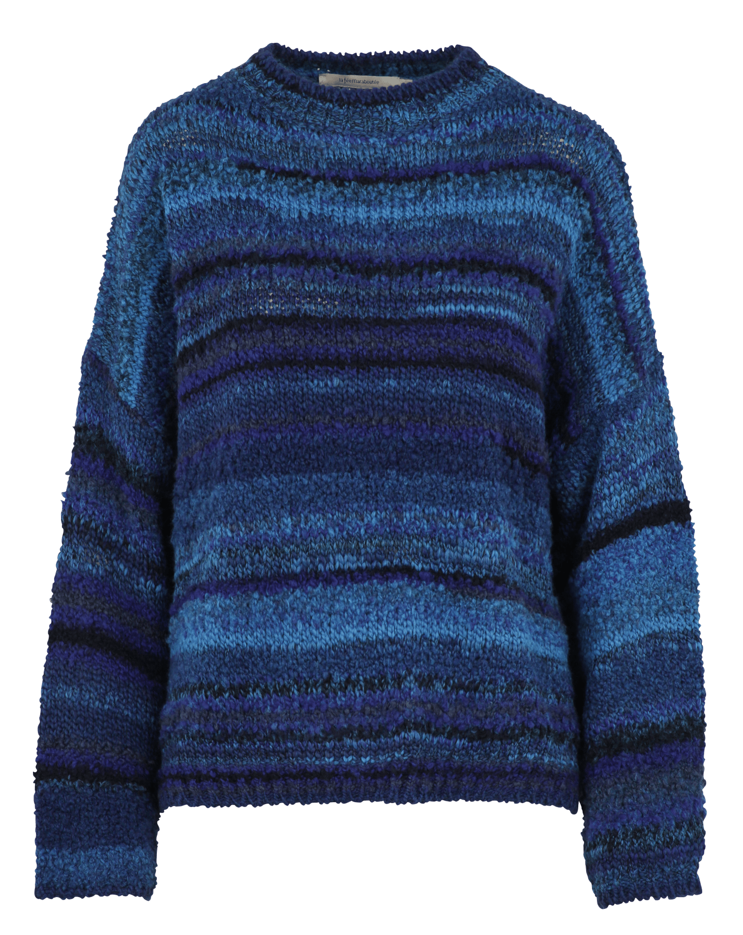 Ruimvallende trui met ronde hals LA FEE MARABOUTEE Blauw