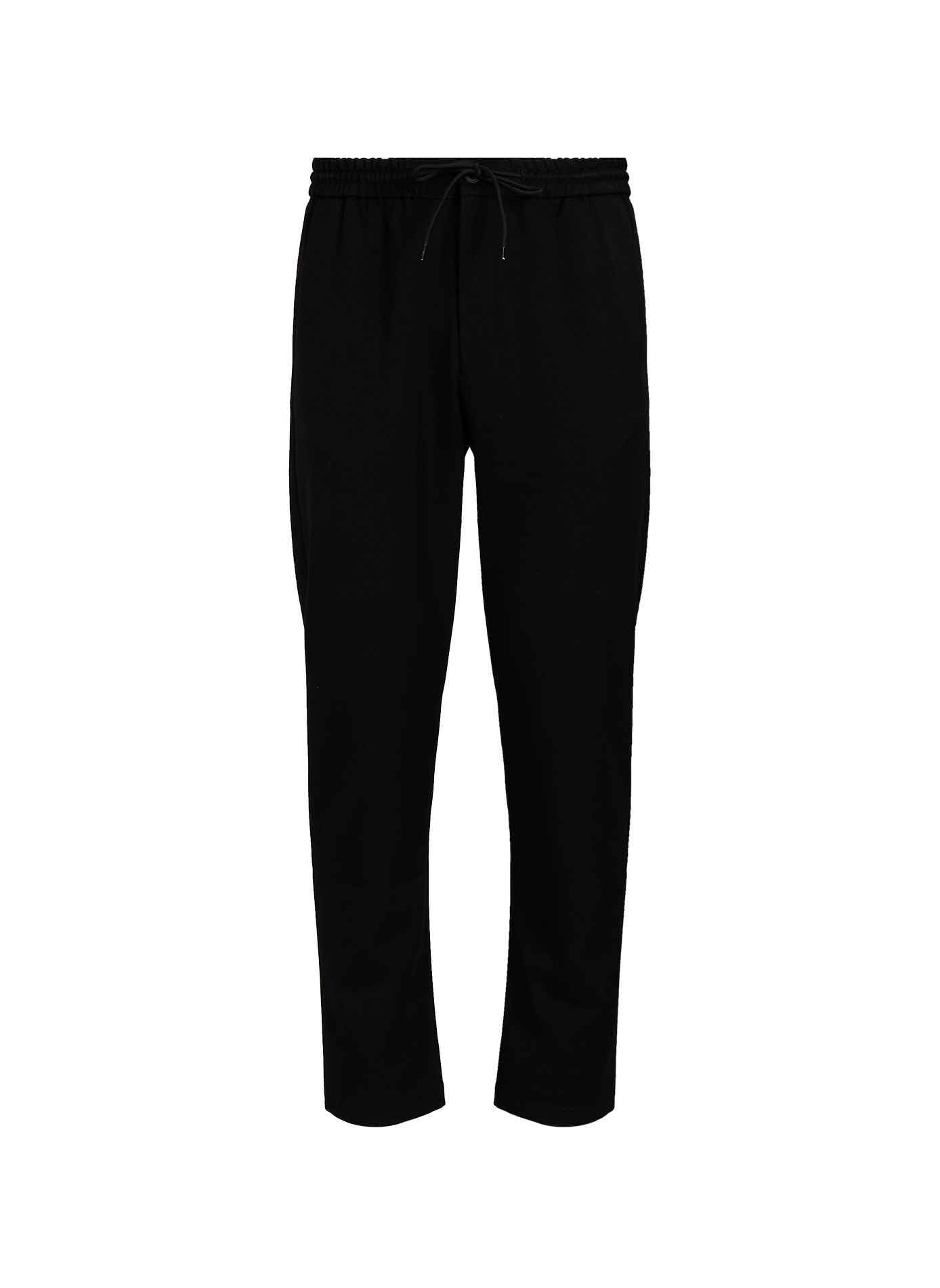 Slim-Fit Trousers with an Elasticated Waist LES DEUX Black