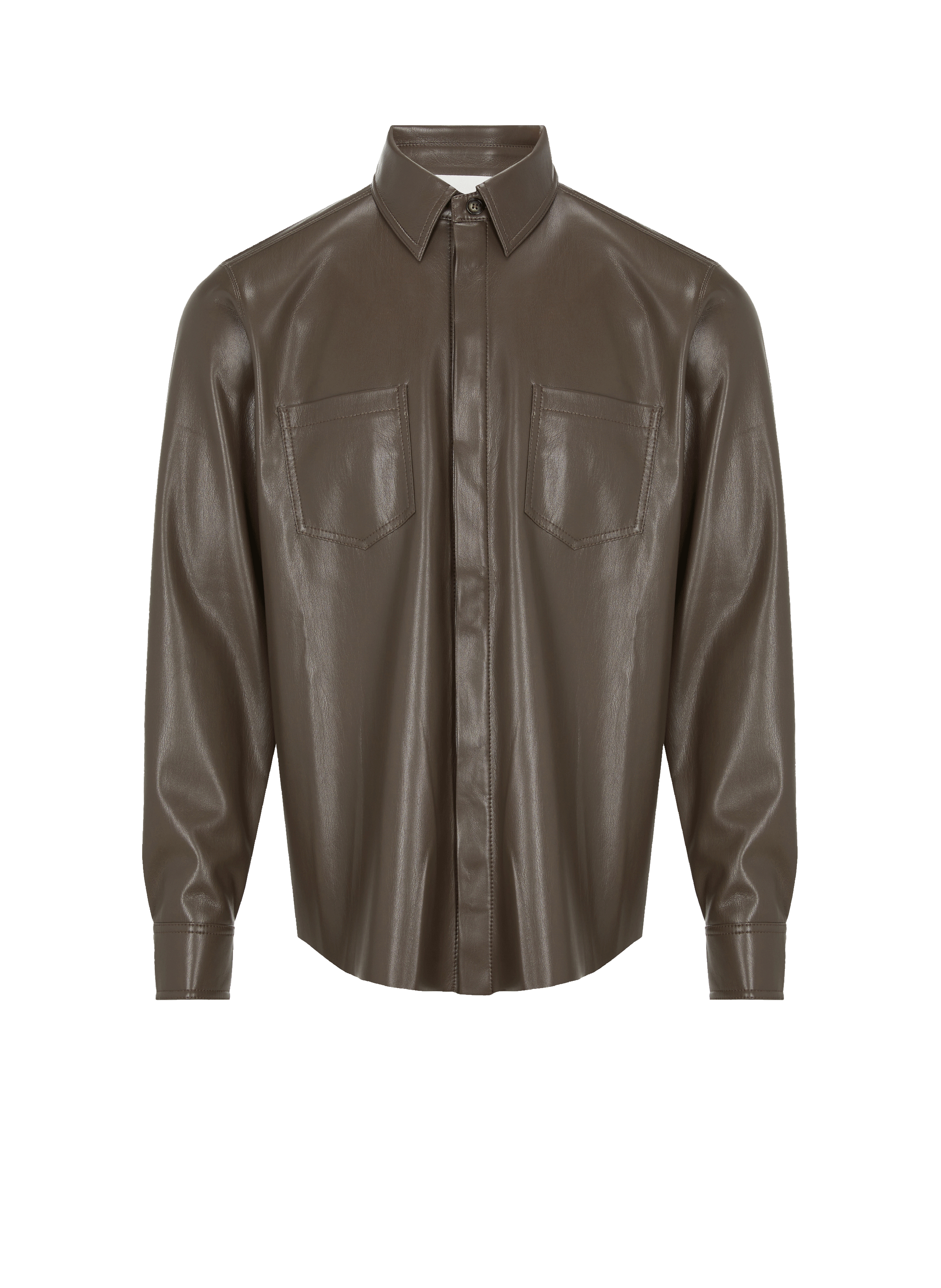 Chemise Declan en cuir vegan