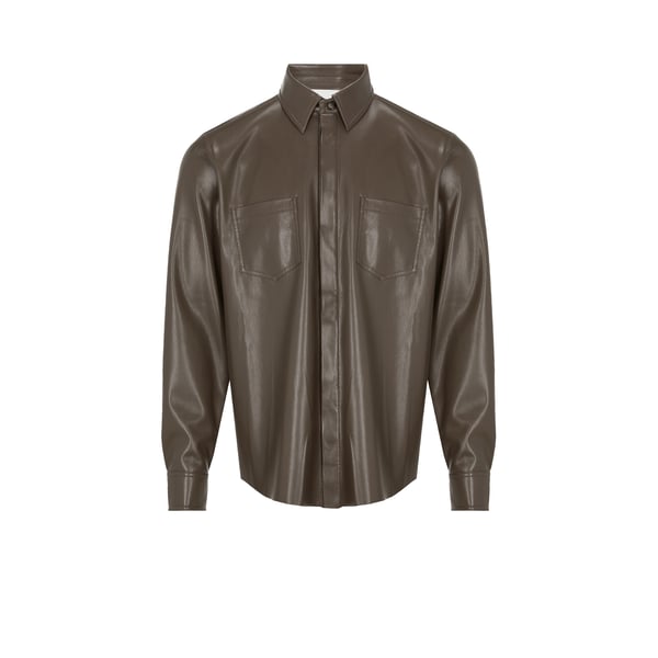 Chemise Declan en cuir vegan