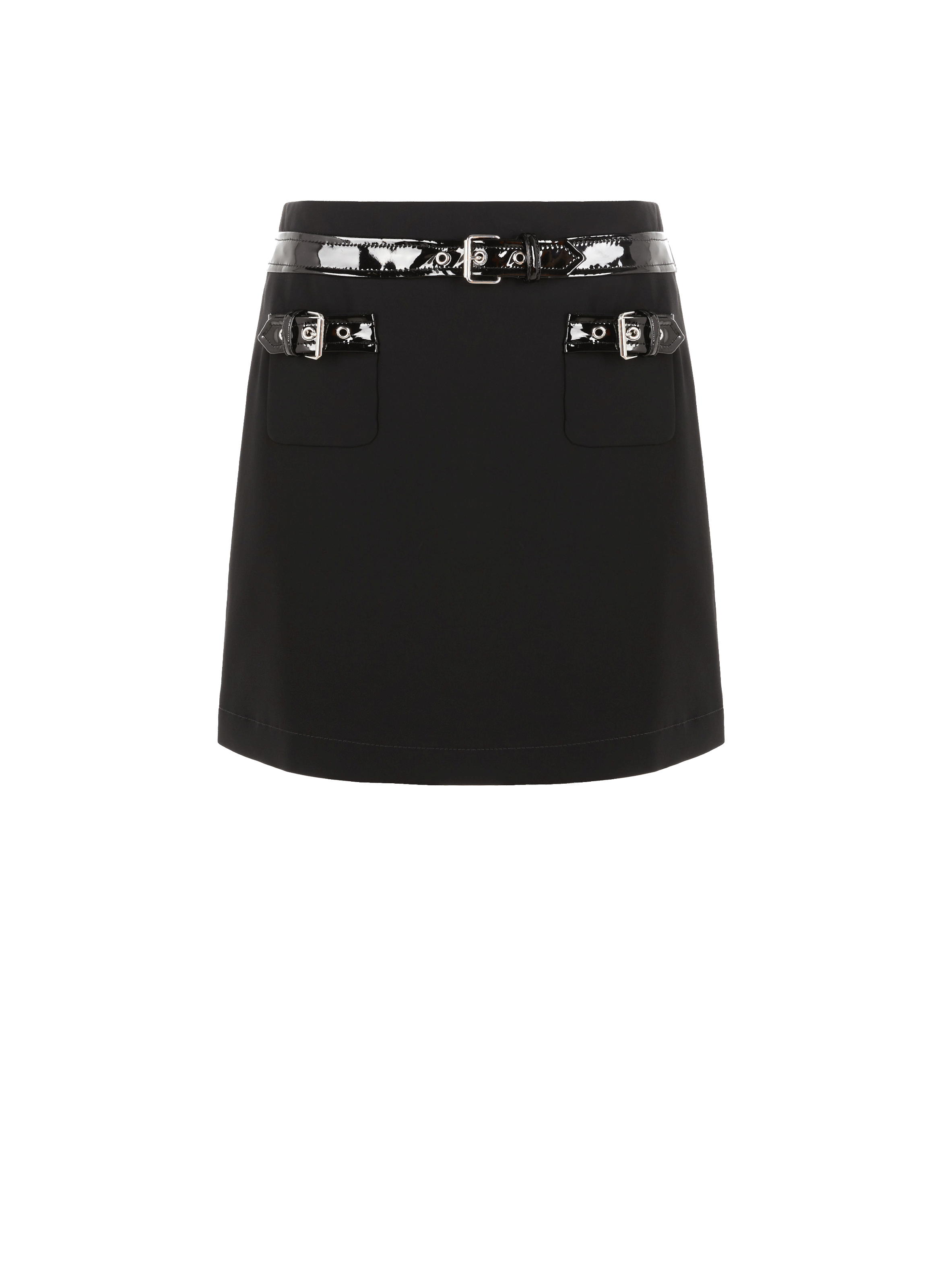 Jupe avec détail vinyle