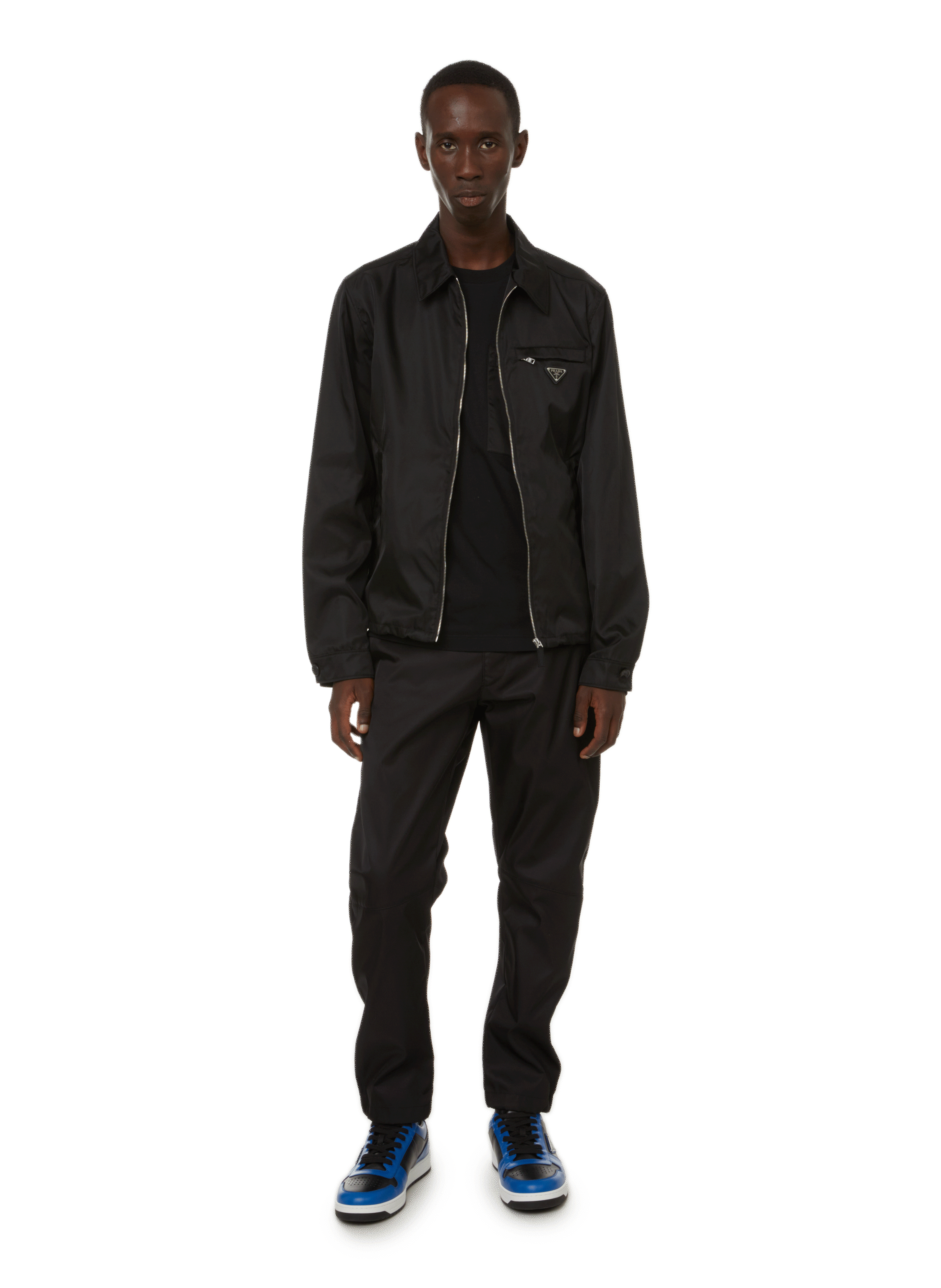 Re-Nylon trousers PRADA Black