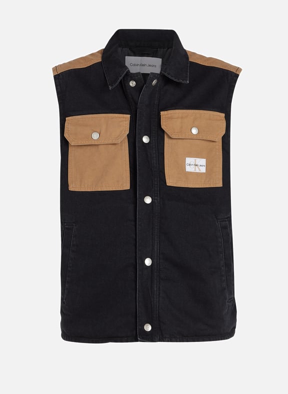 VESTE EN JEAN SANS MANCHES CALVIN KLEIN pour HOMME Printemps