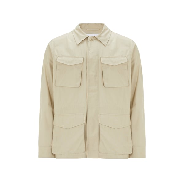 Chemise unie en coton mélangé