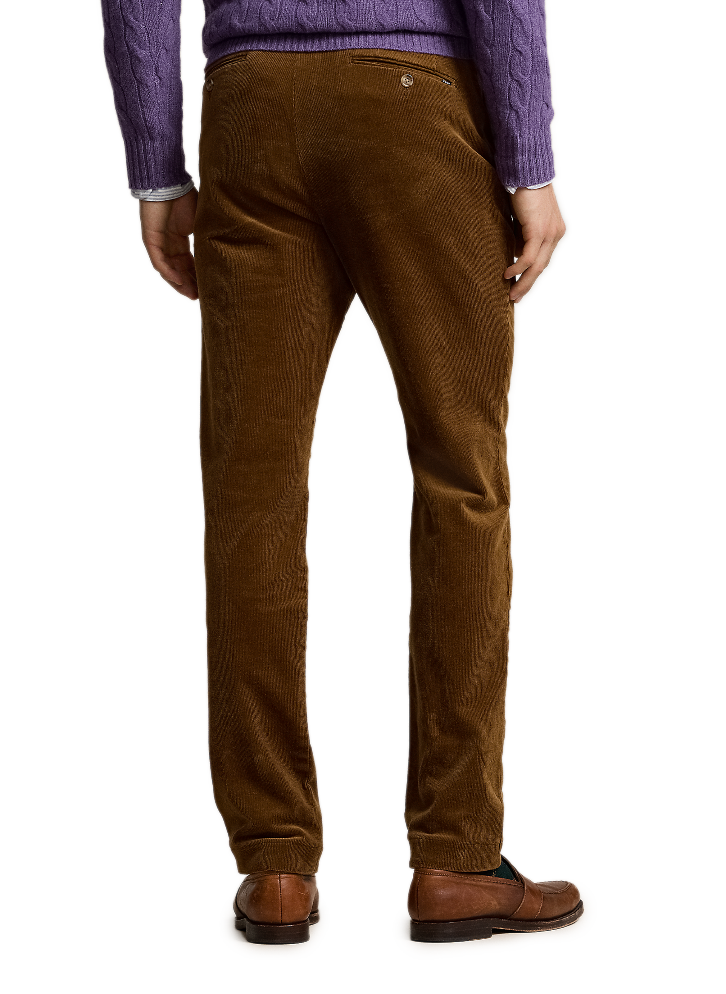 Pantalon en velours côtelé POLO RALPH LAUREN Marron