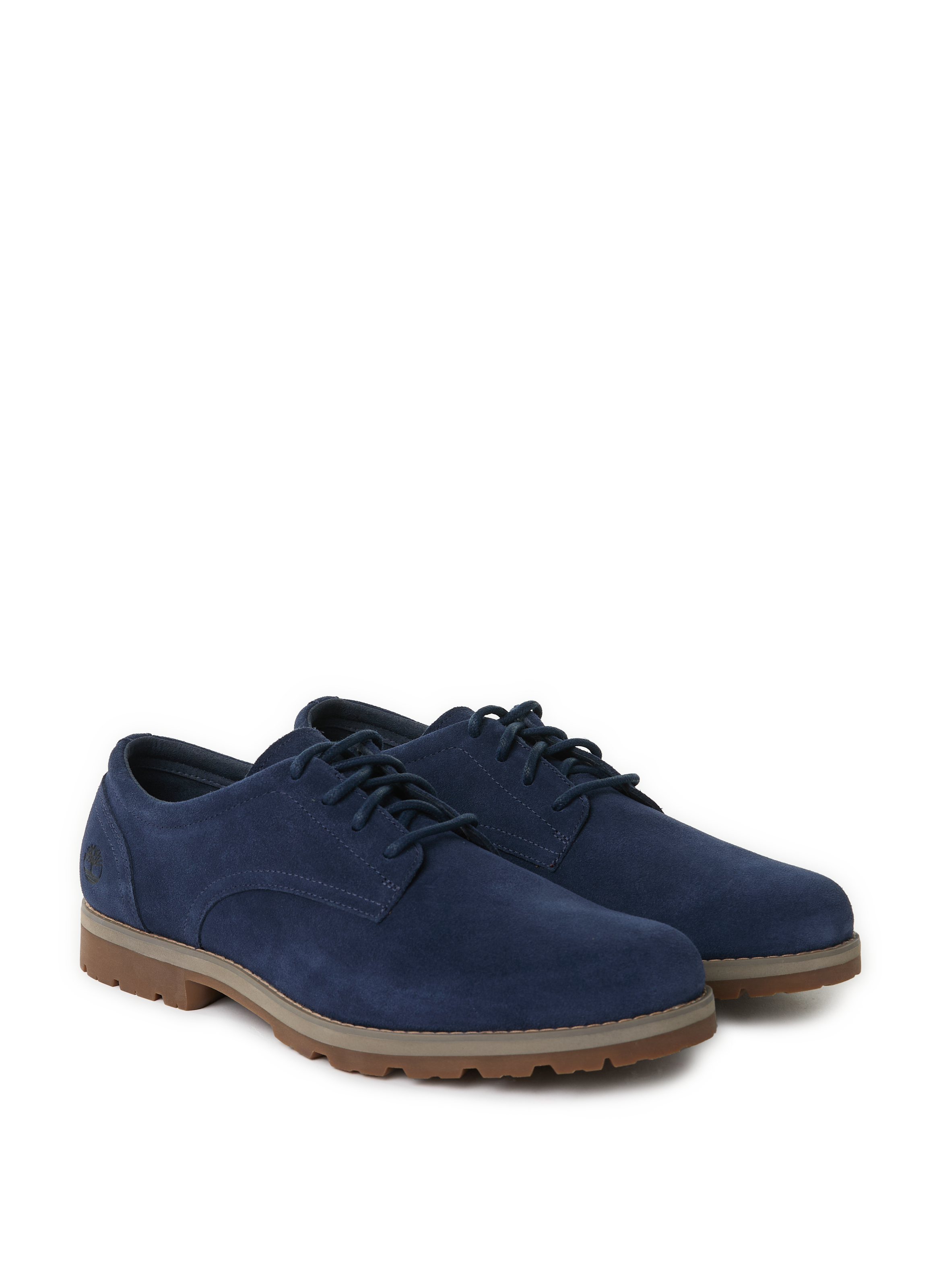 Britton Square suede leather derbies TIMBERLAND Blue