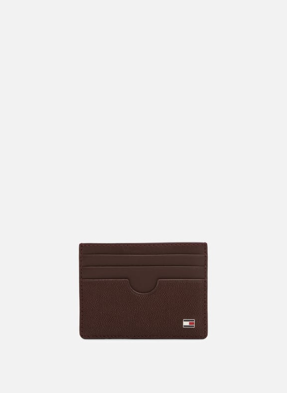 Porte-cartes en cuir Marron by TOMMY HILFIGER TOMMY HILFIGER Porte-cartes en cuir Marron