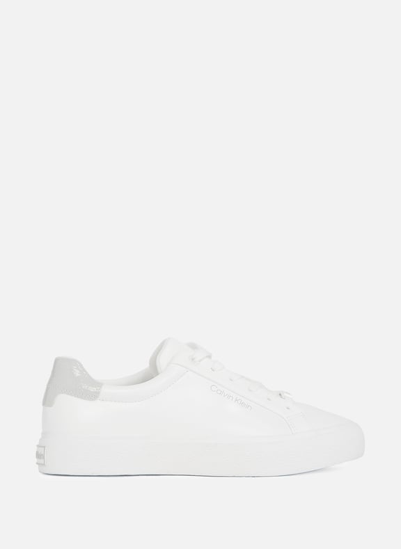 Leather sneakers White by CALVIN KLEIN CALVIN KLEIN Leather sneakers White